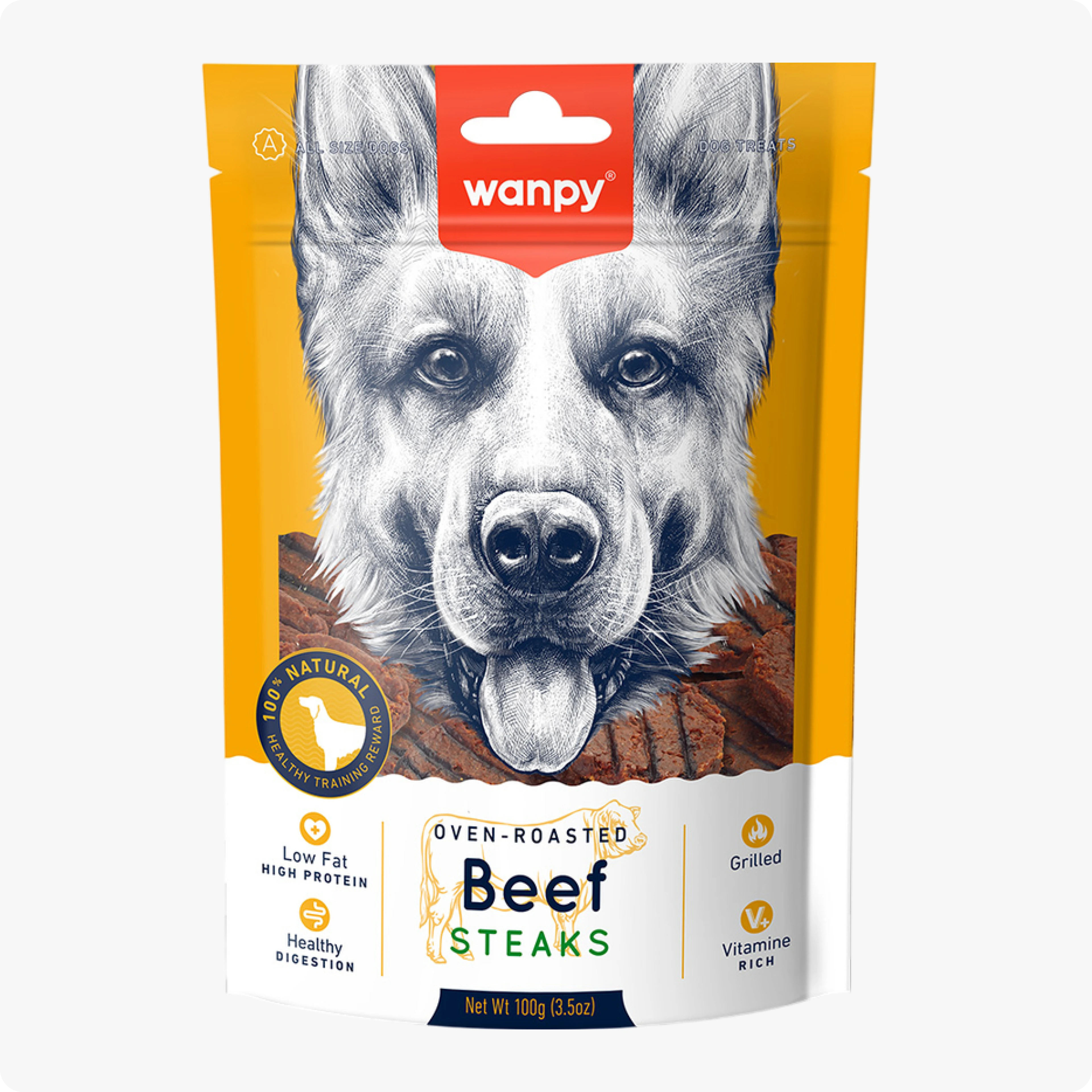 Wanpy Izgara Dana Biftek Köpek Ödülü 100 gr