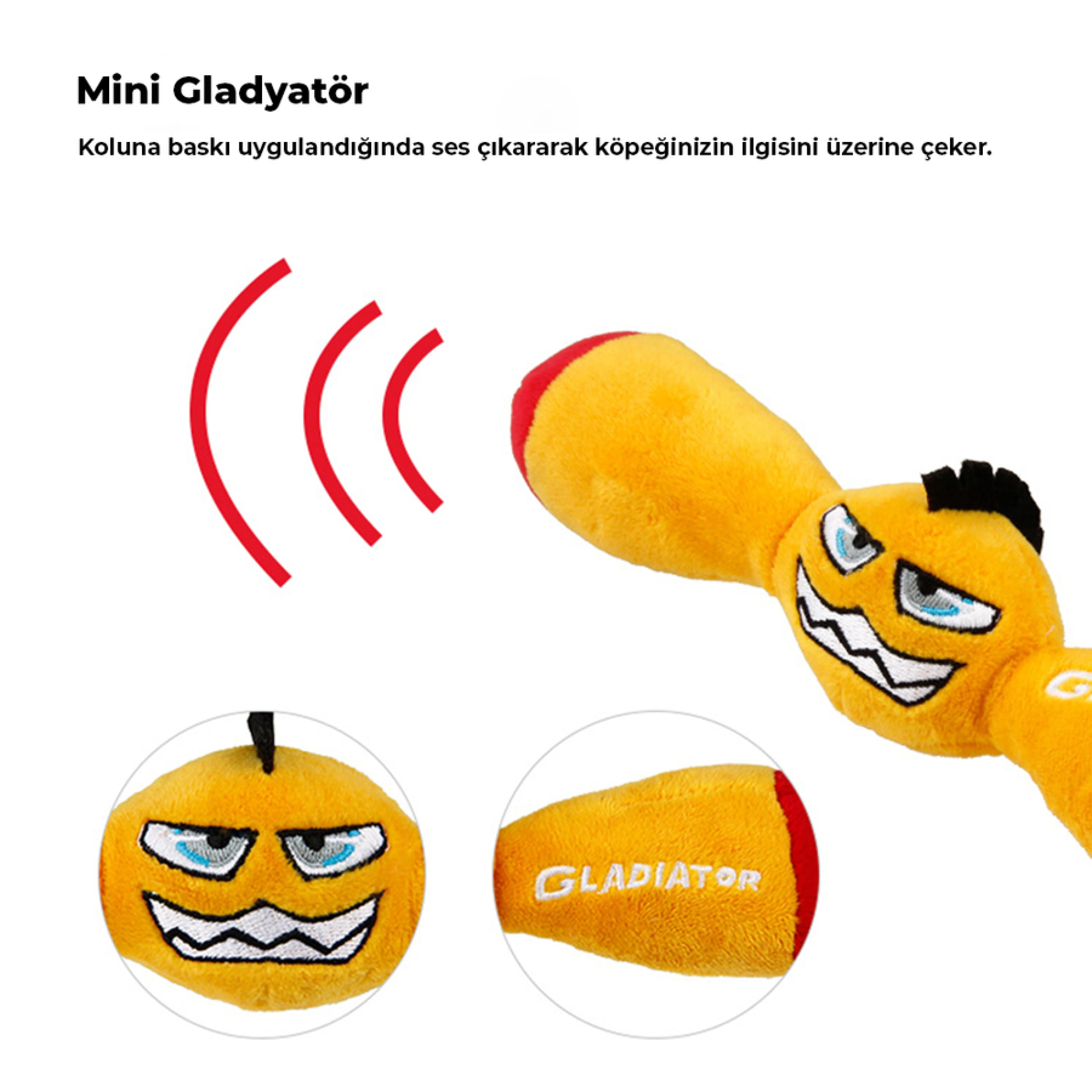 GiGwi Peluş Kemik Çantası Köpek Oyuncağı