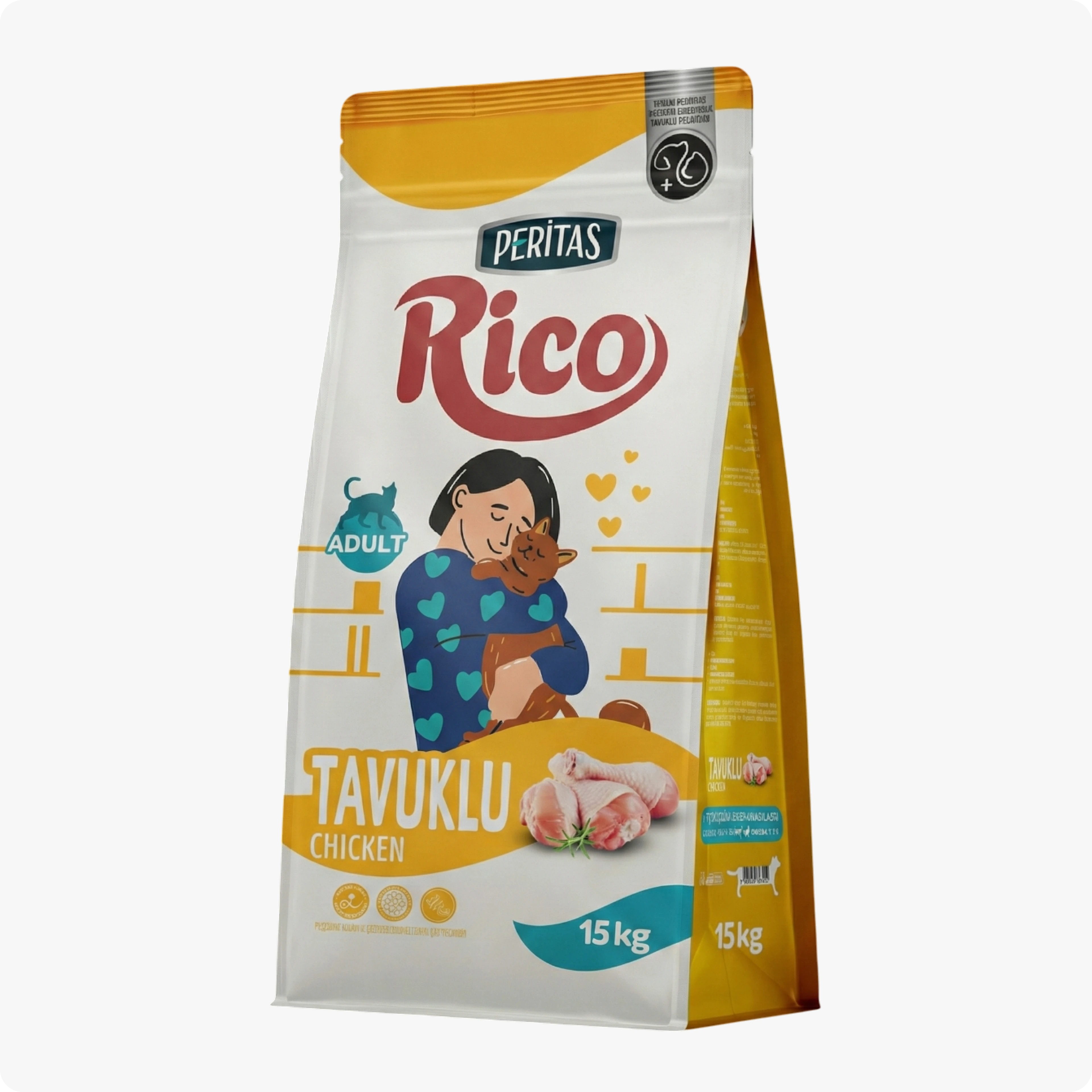 Rico Tavuklu Yetişkin Kedi Maması 15 kg