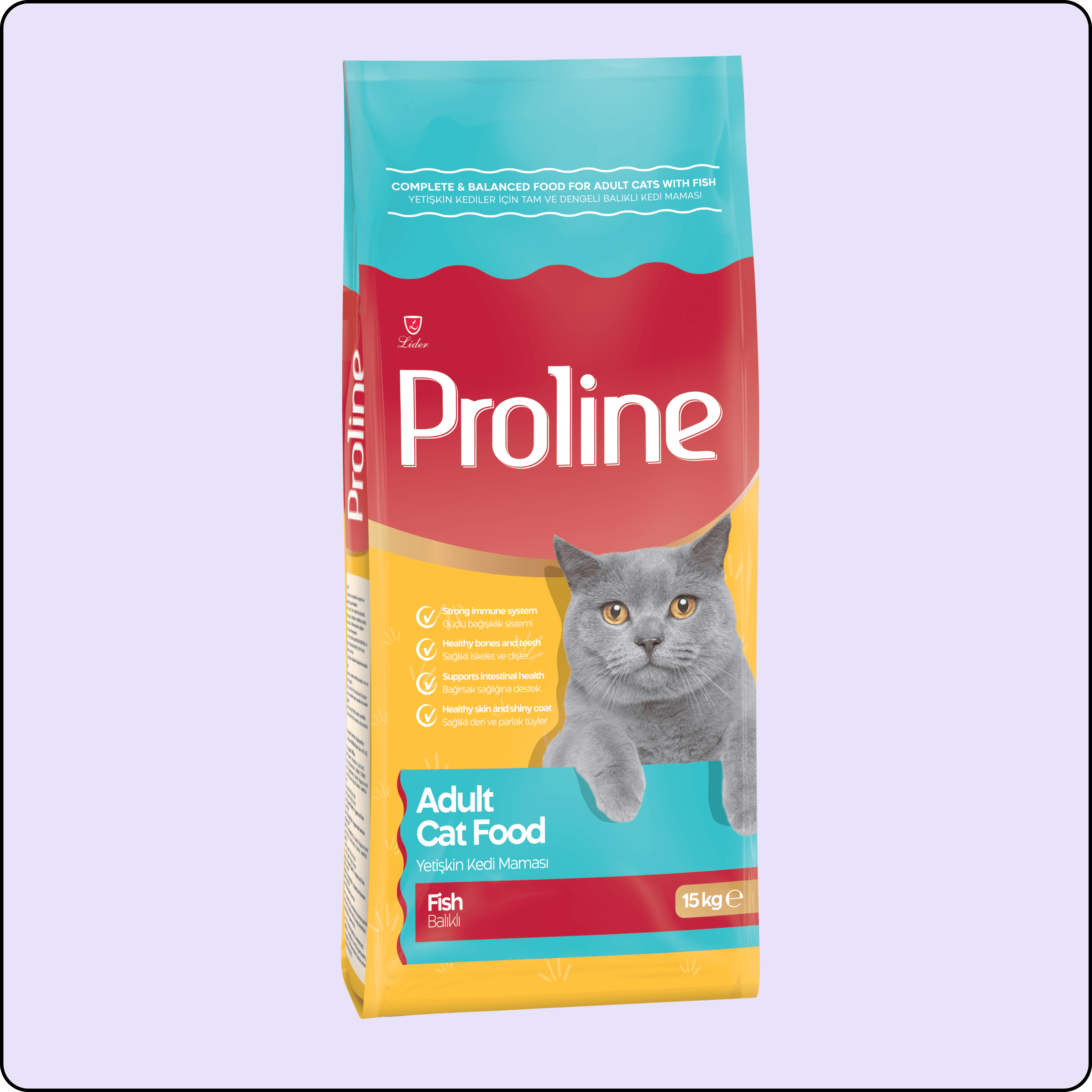 Proline Balıklı Yetişkin Kedi Maması 15 kg