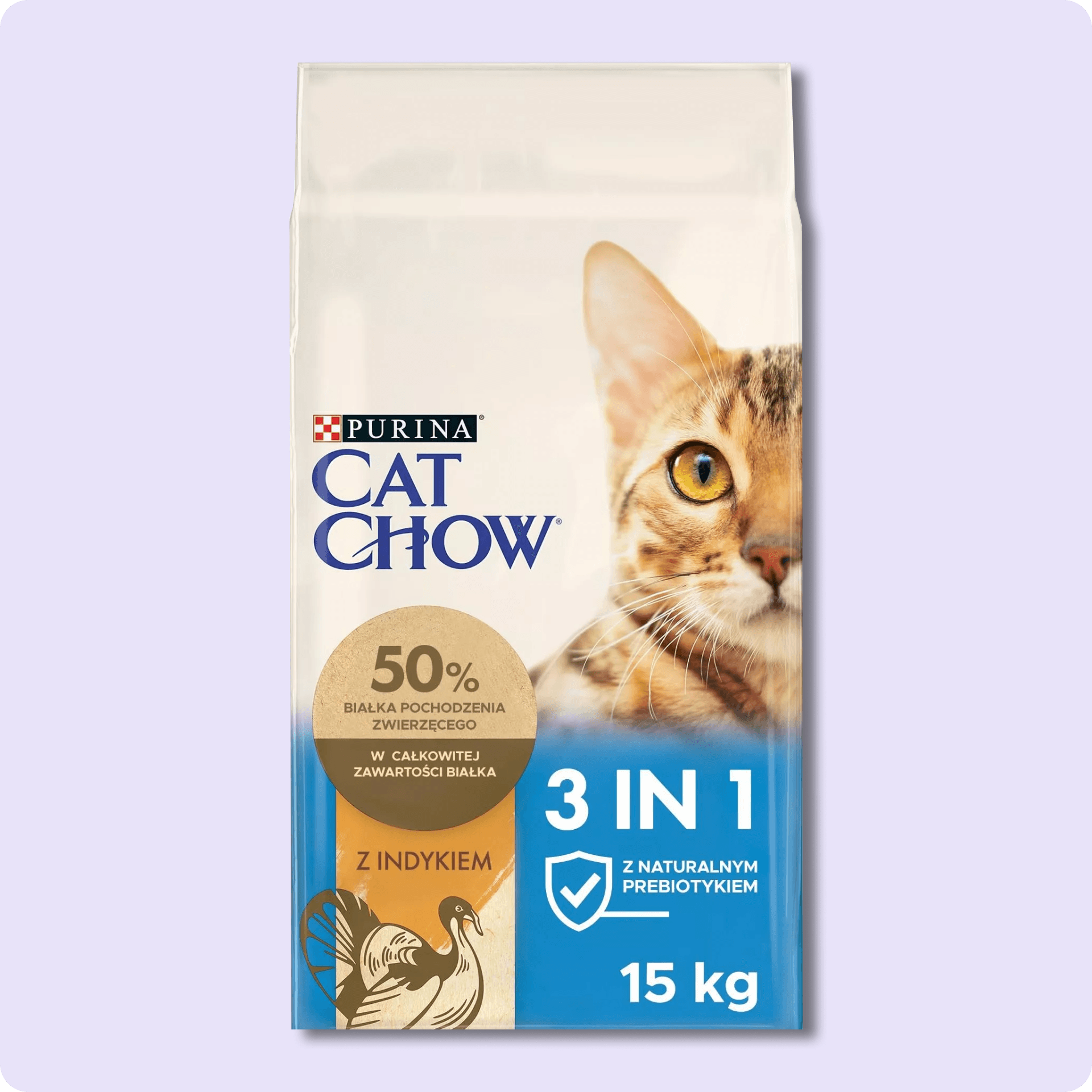 Cat Chow 3in1 Hindili Yetişkin Kedi Maması 15 kg