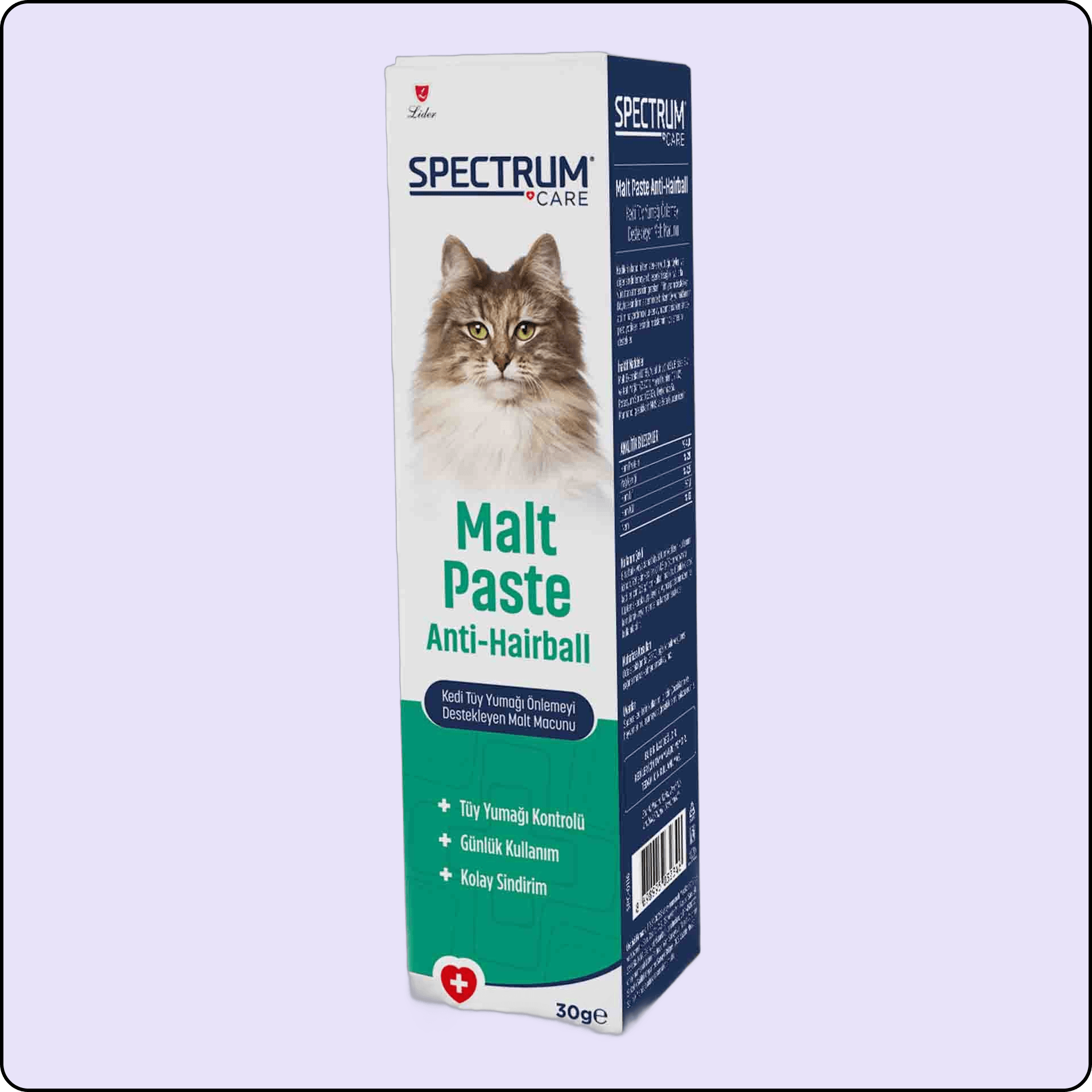 Spectrum Kedi Tüy Yumağı Önlemeyi Destekleyen Malt Macunu 30 gr