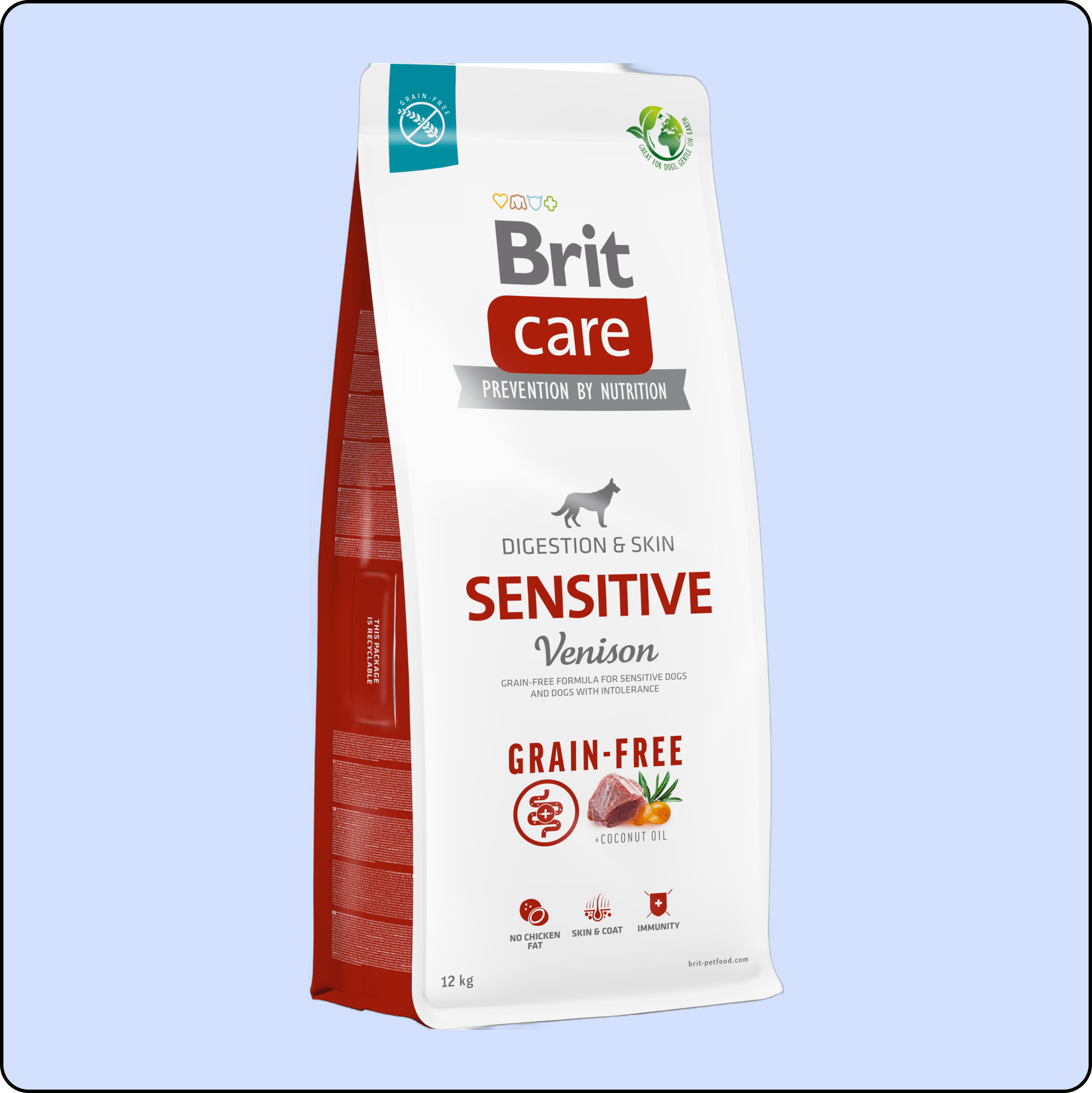 Brit Care Sensitive Digestion & Skin Mono Protein Geyikli Tahılsız Yetişkin Köpek Maması 12 kg