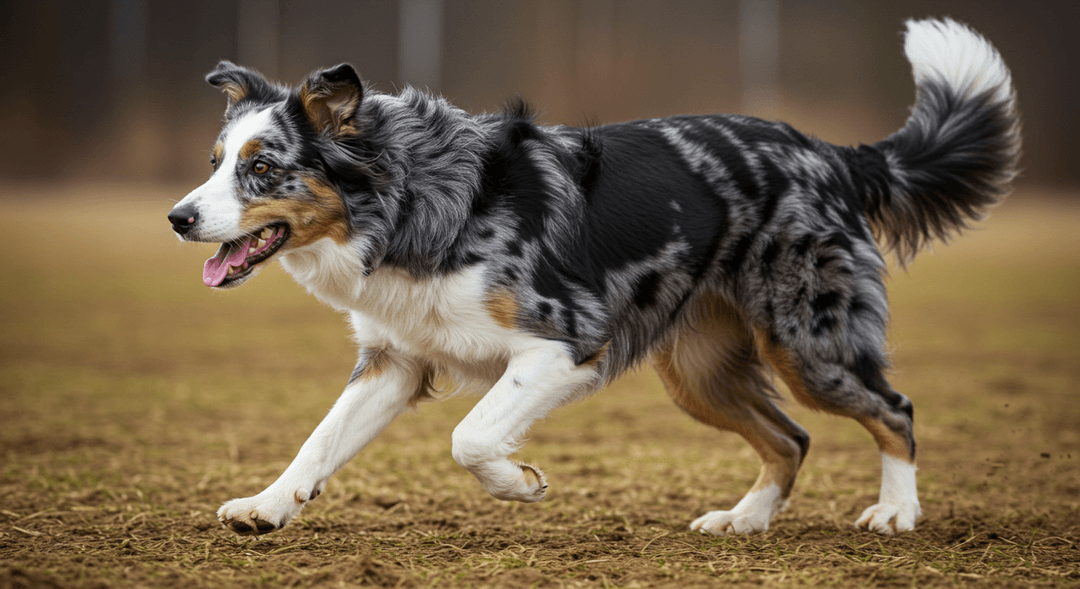 Dikkatli ve odaklanmış bir Border Collie.