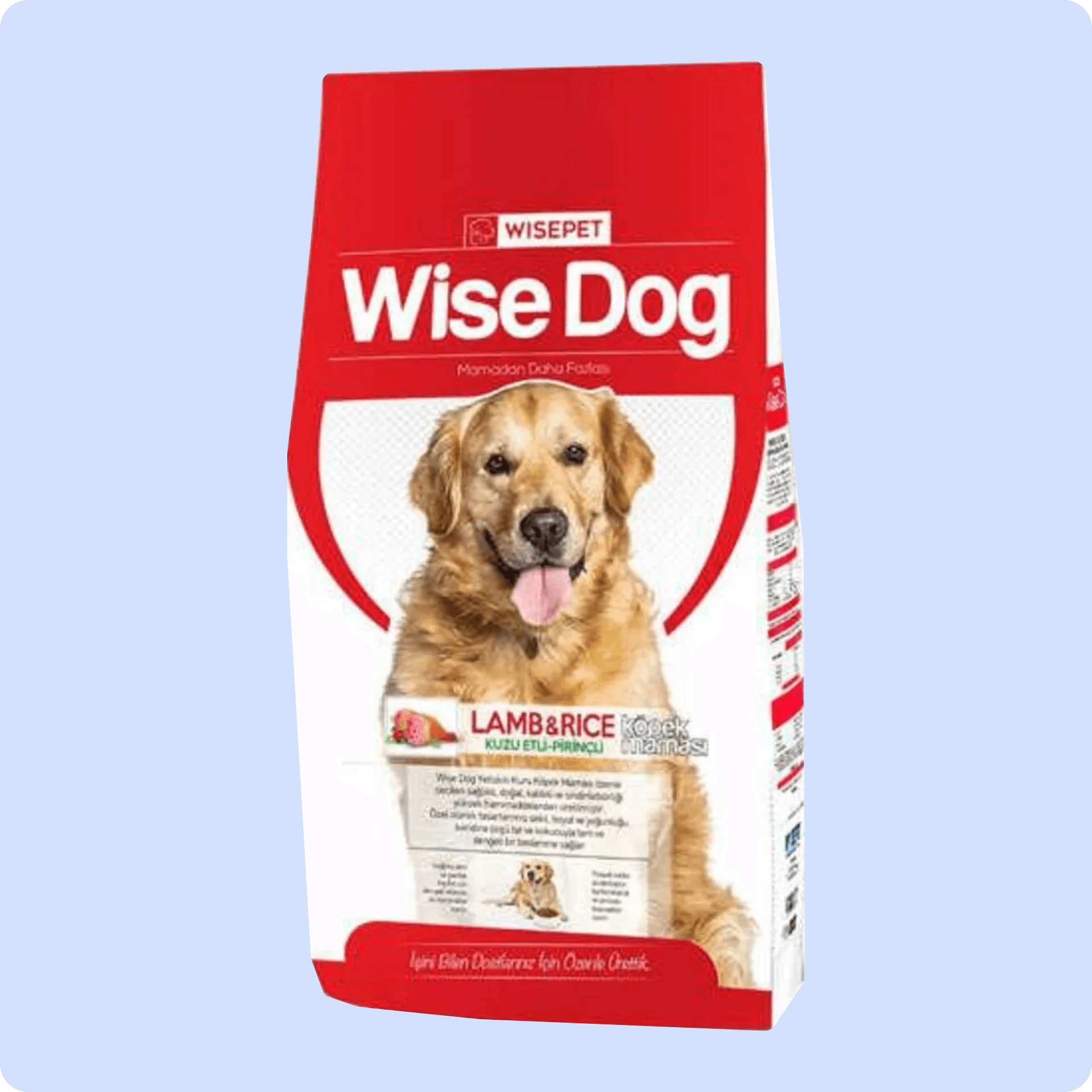 Wise Dog Kuzu Etli ve Pirinçli Yetişkin Köpek Maması 15 kg