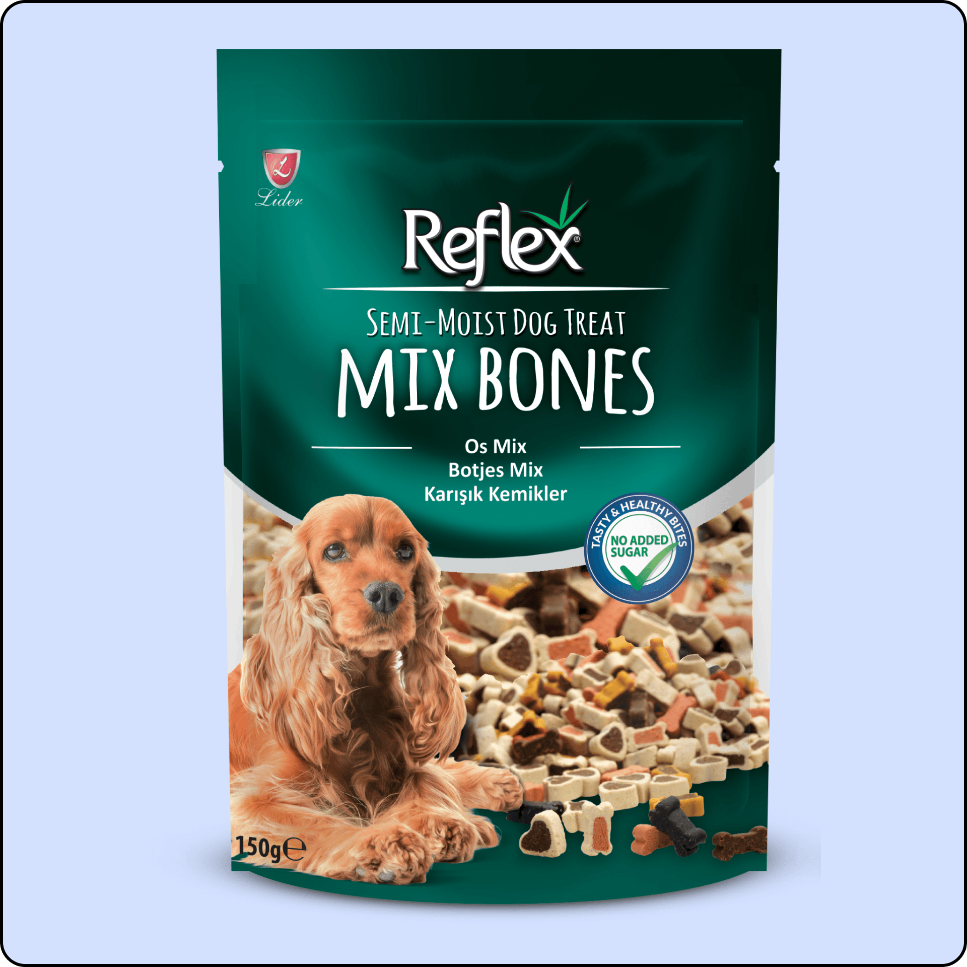 Reflex Karışık Kemikler Yarı Yumuşak Köpek Ödül Maması 150 gr