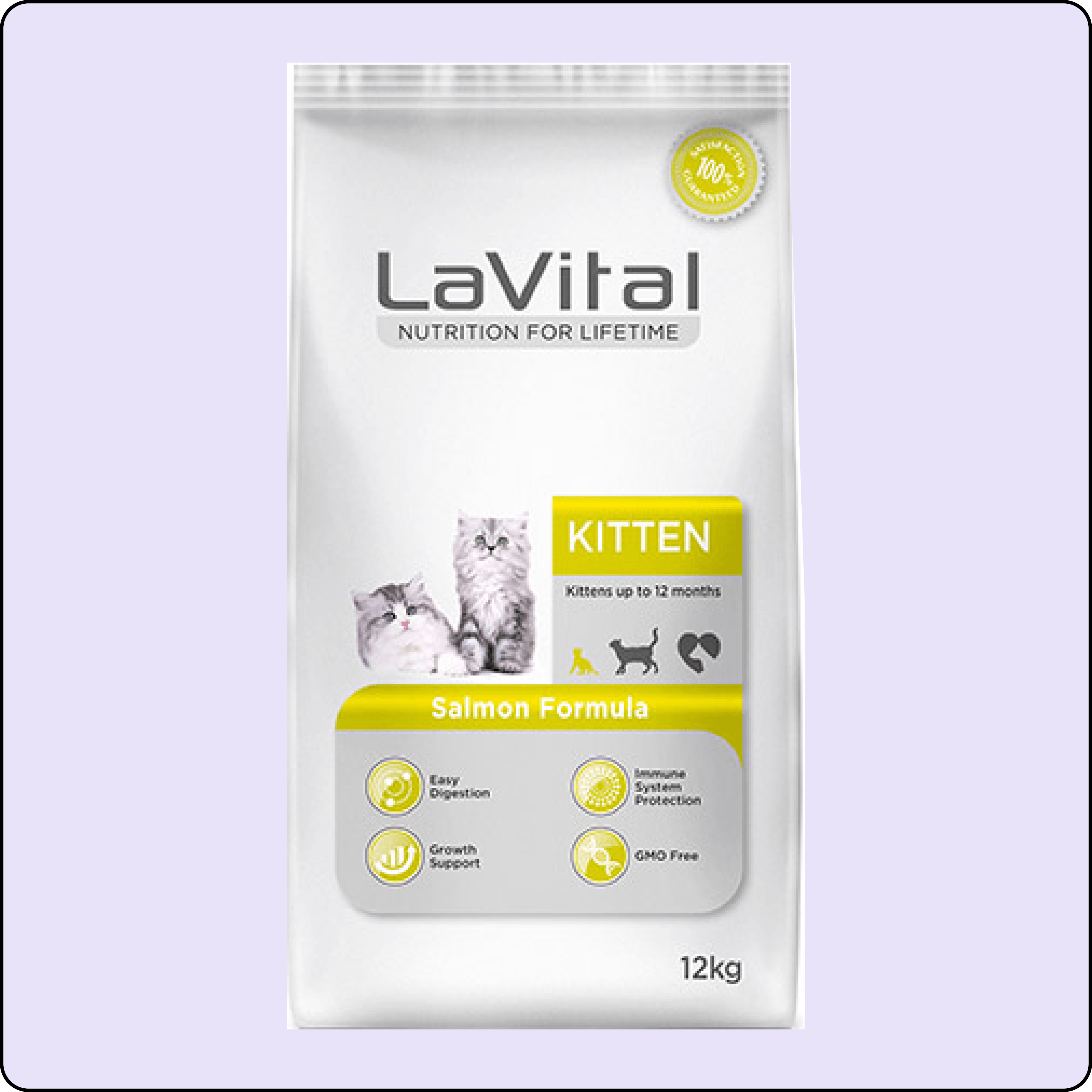 LaVital Kitten Somonlu Yavru Kedi Maması 12 kg