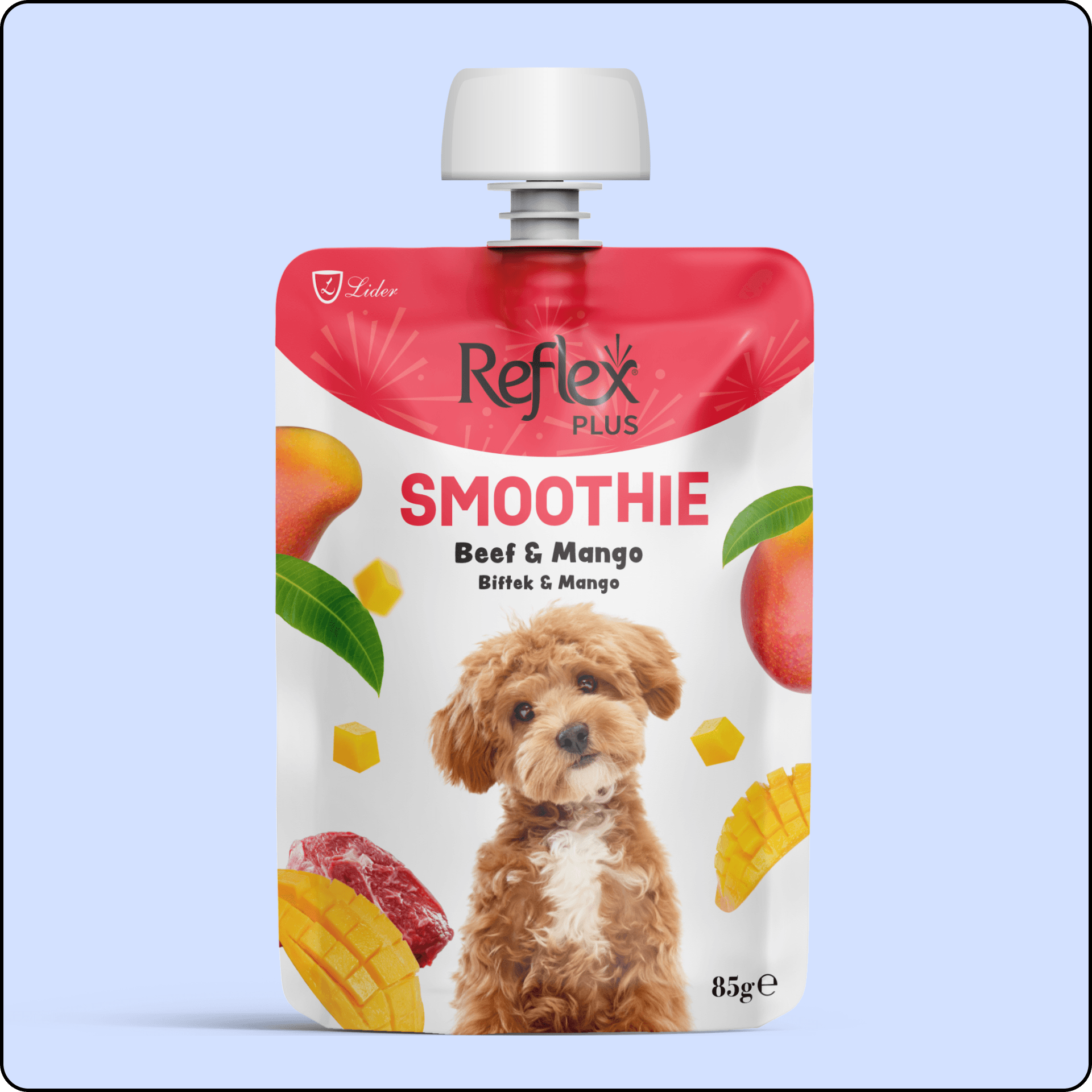 Reflex Plus Smoothie Biftek ve Mangolu Köpek Ödül Maması 85gr
