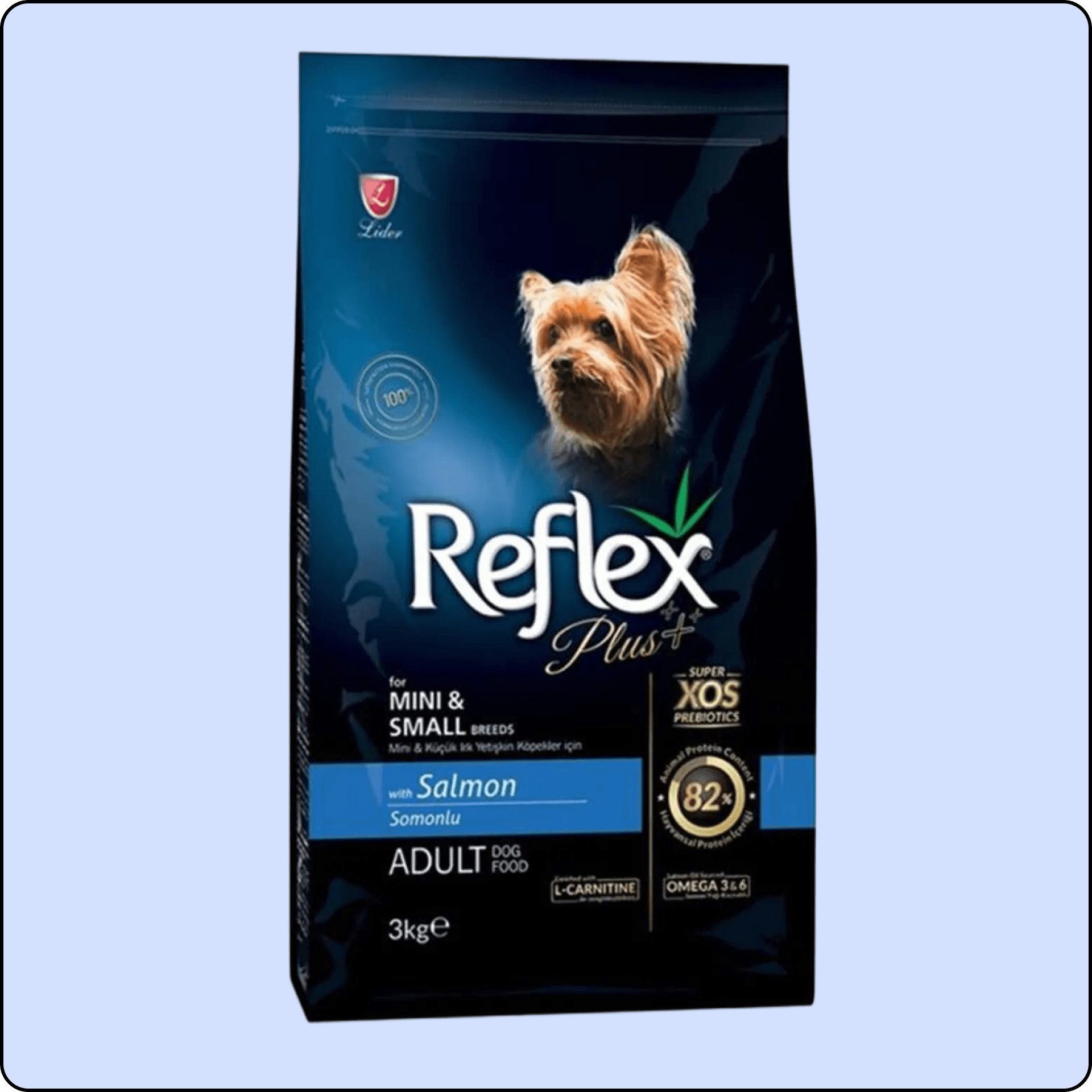 Reflex Plus Somonlu Küçük Irk Yetişkin Köpek Maması 3 kg