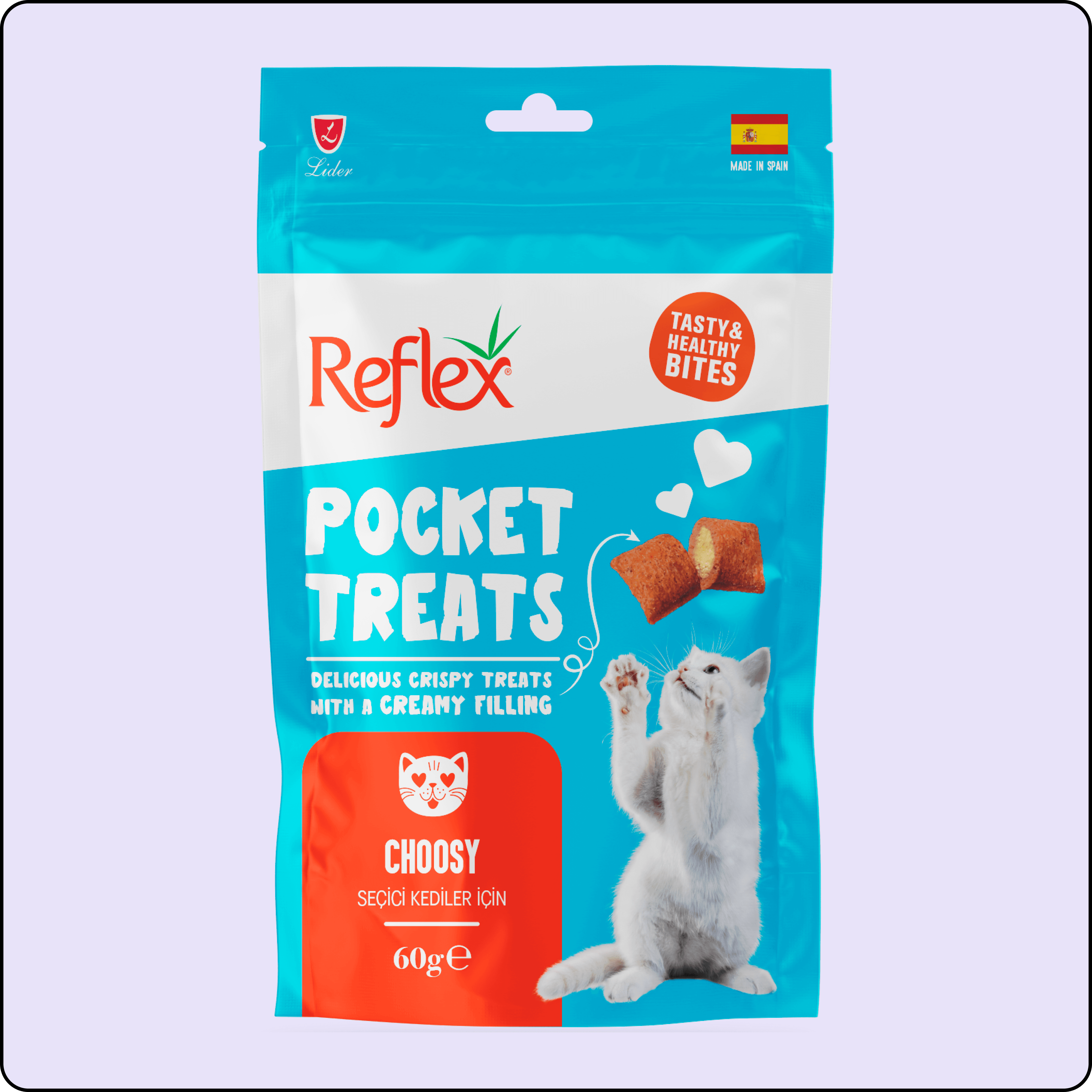 Reflex Pocket Treats Choosy Seçici Kediler İçin Kedi Ödül Maması 60gr
