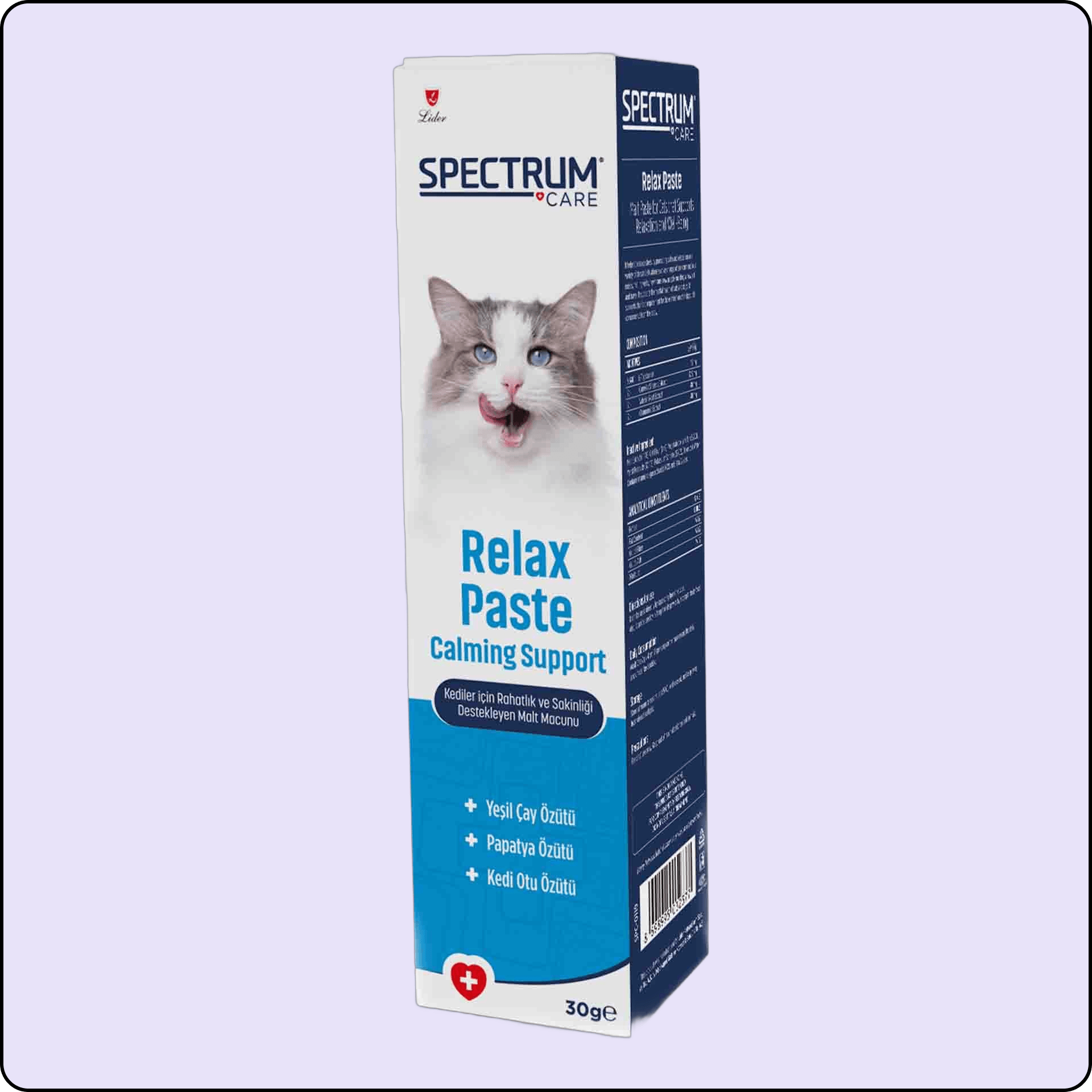 Spectrum Kediler için Rahatlık ve Sakinliği Destekleyen Malt Macunu 30gr