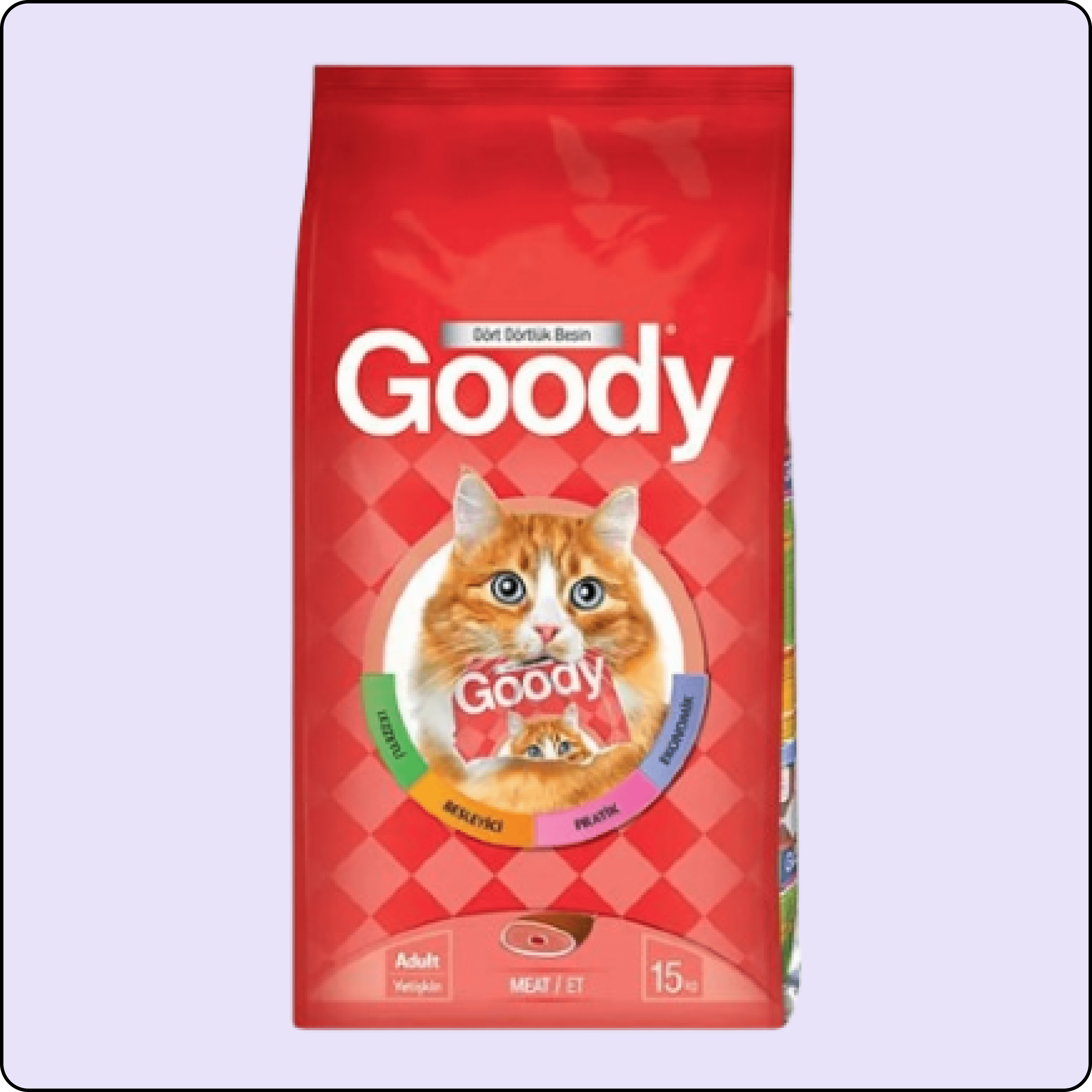 Goody Etli Yetişkin Kedi Maması 15 kg