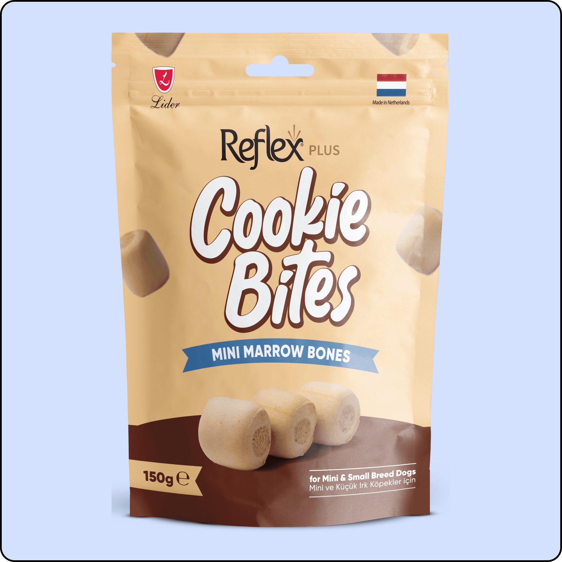 Reflex Plus Mini Marrow Bones Mini Ve Küçük Irk Yetişkin Köpek Ödül Maması 150 gr