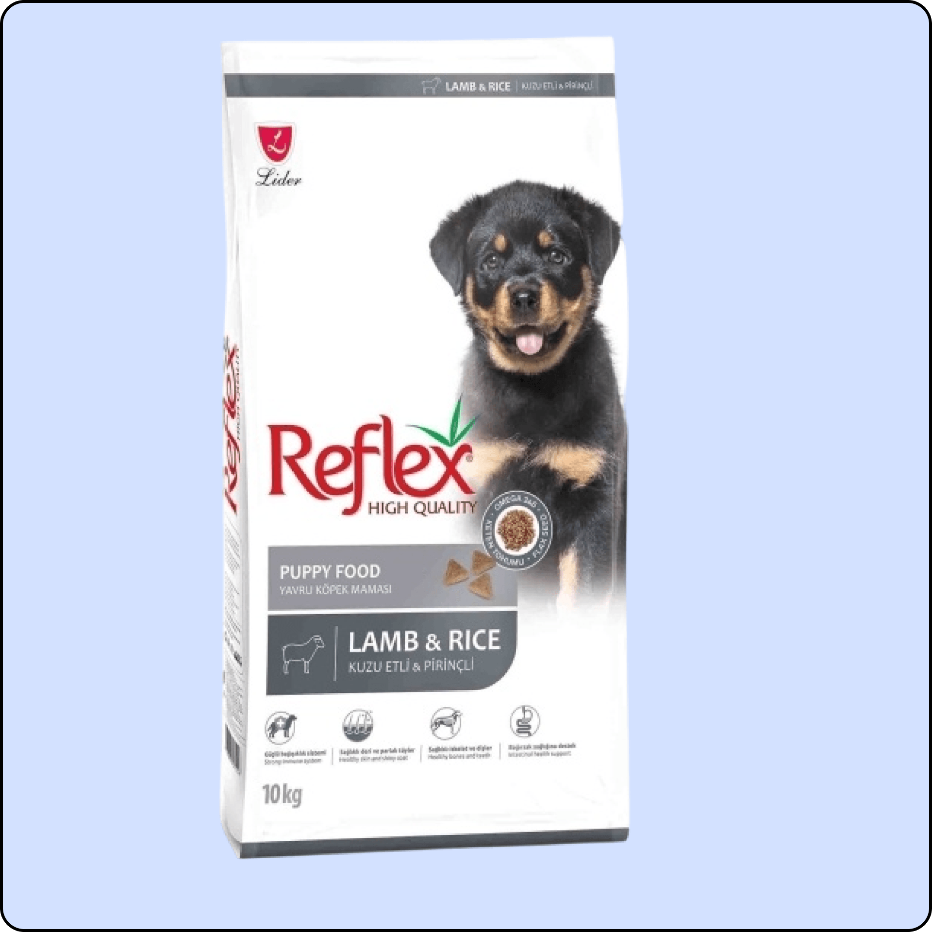 Reflex Kuzu Etli ve Pirinçli Yavru Köpek Maması 10kg