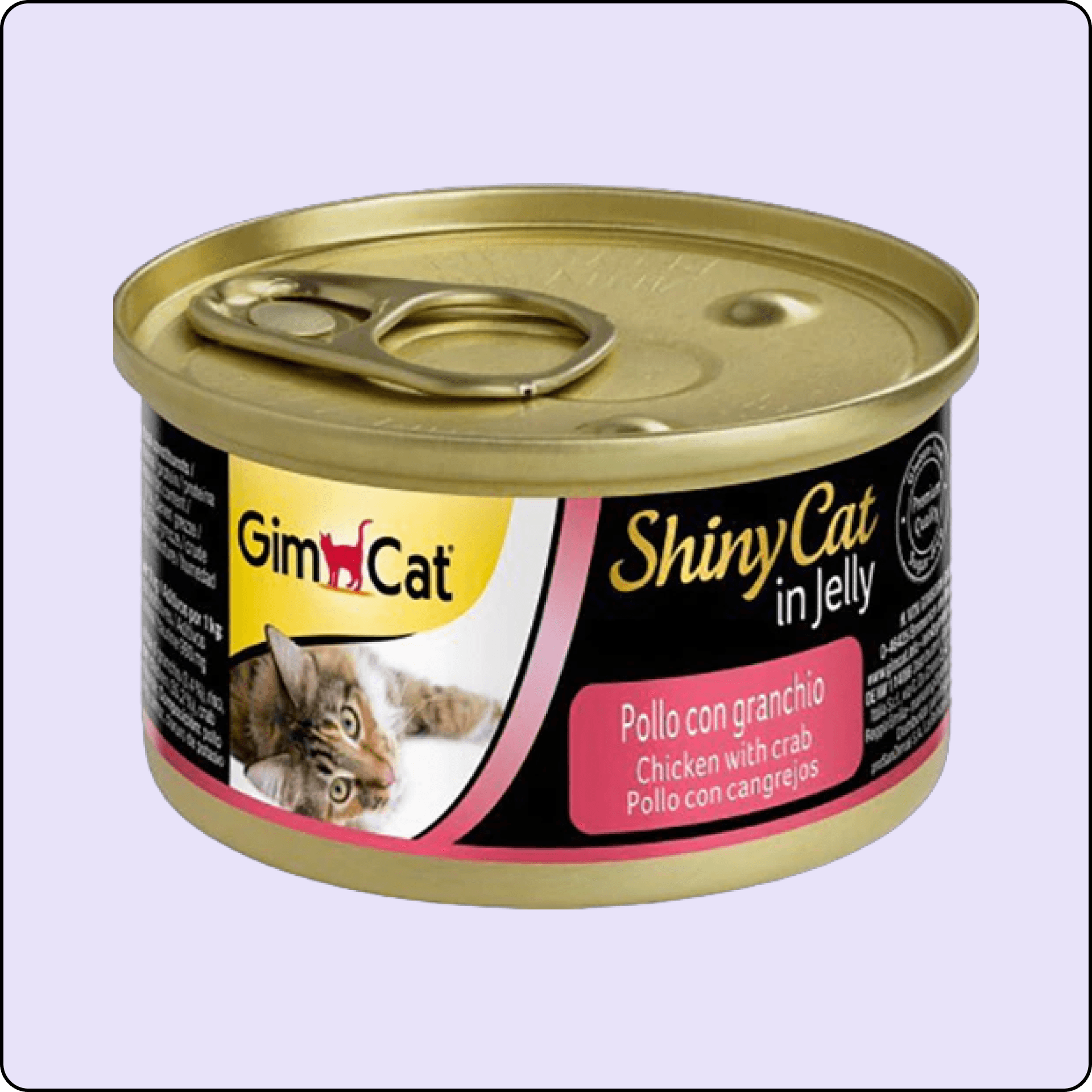 Gimcat ShinyCat İn Jelly Tavuklu ve Yengeçli Yetişkin Kedi Konservesi 70 gr