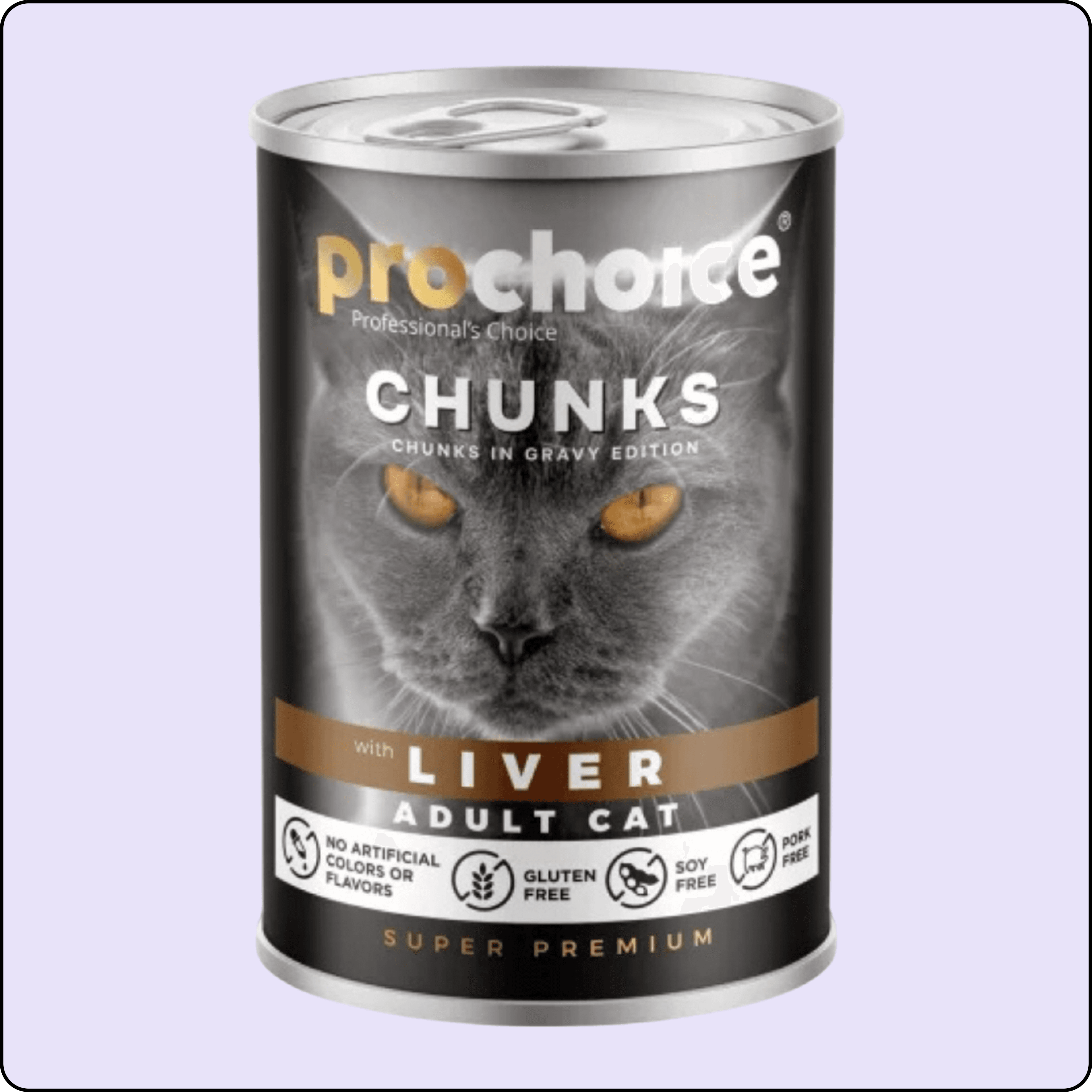 ProChoice Ciğer Parçalı Gravy Yetişkin Kedi Konservesi 400 gr