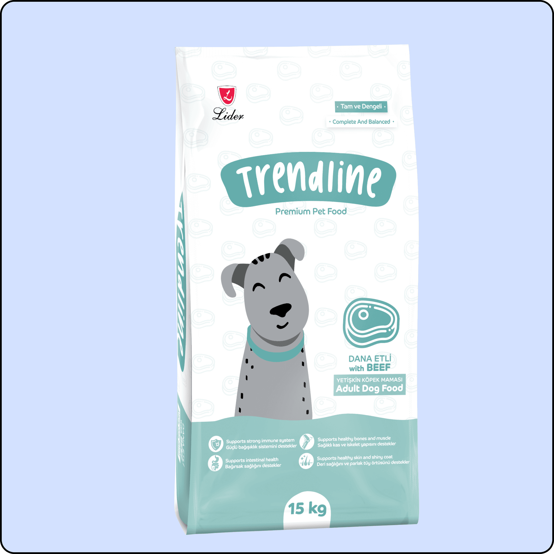 Trendline Biftekli Yetişkin Köpek Maması 15 kg