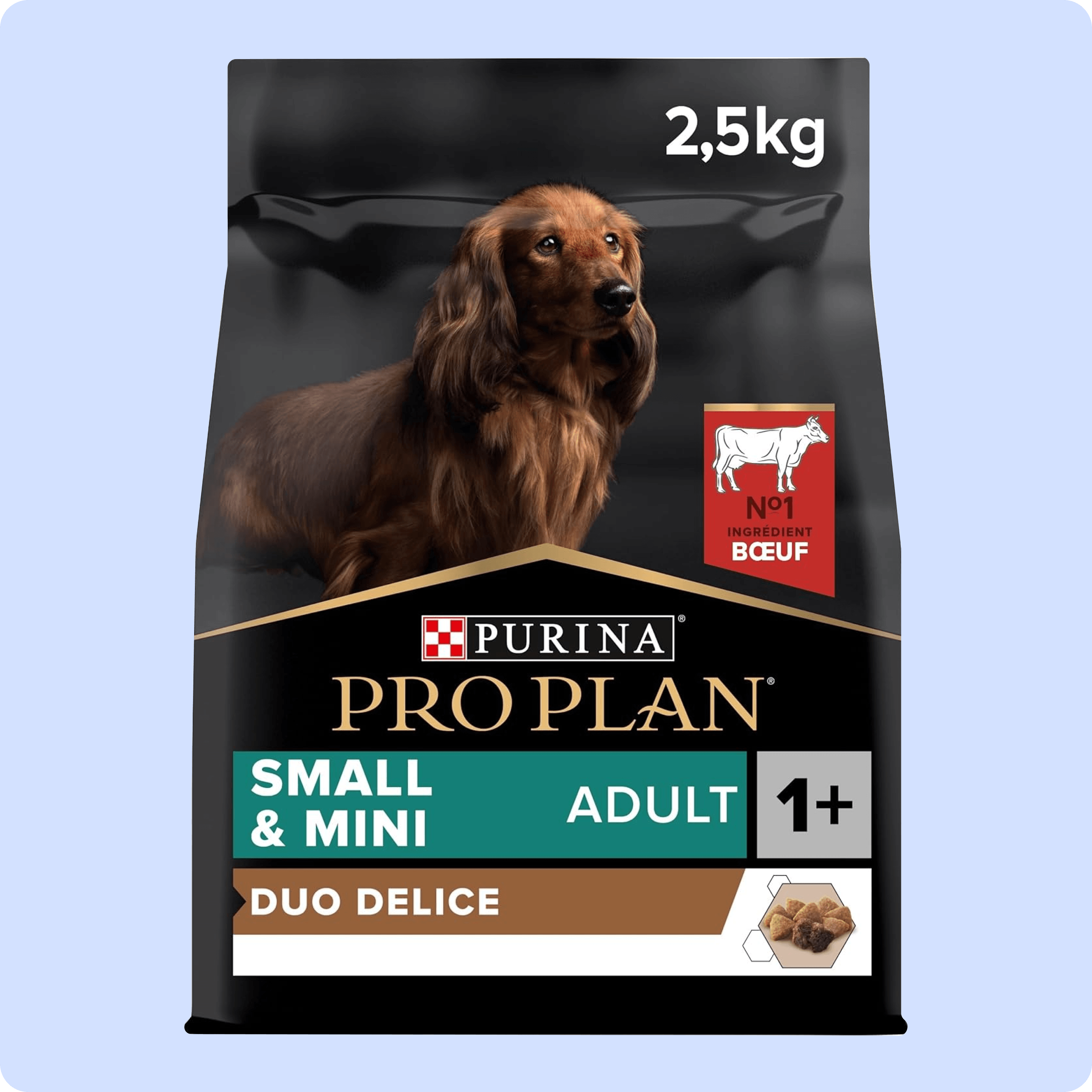 Pro Plan Duo Delice Small&Mini Küçük Irk Biftekli ve Pirinçli Yetişkin Köpek Maması 2.5 kg