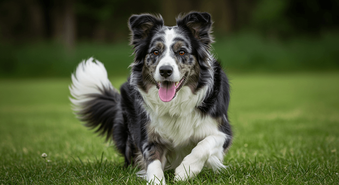 Kaslı ve atletik bir Border Collie.