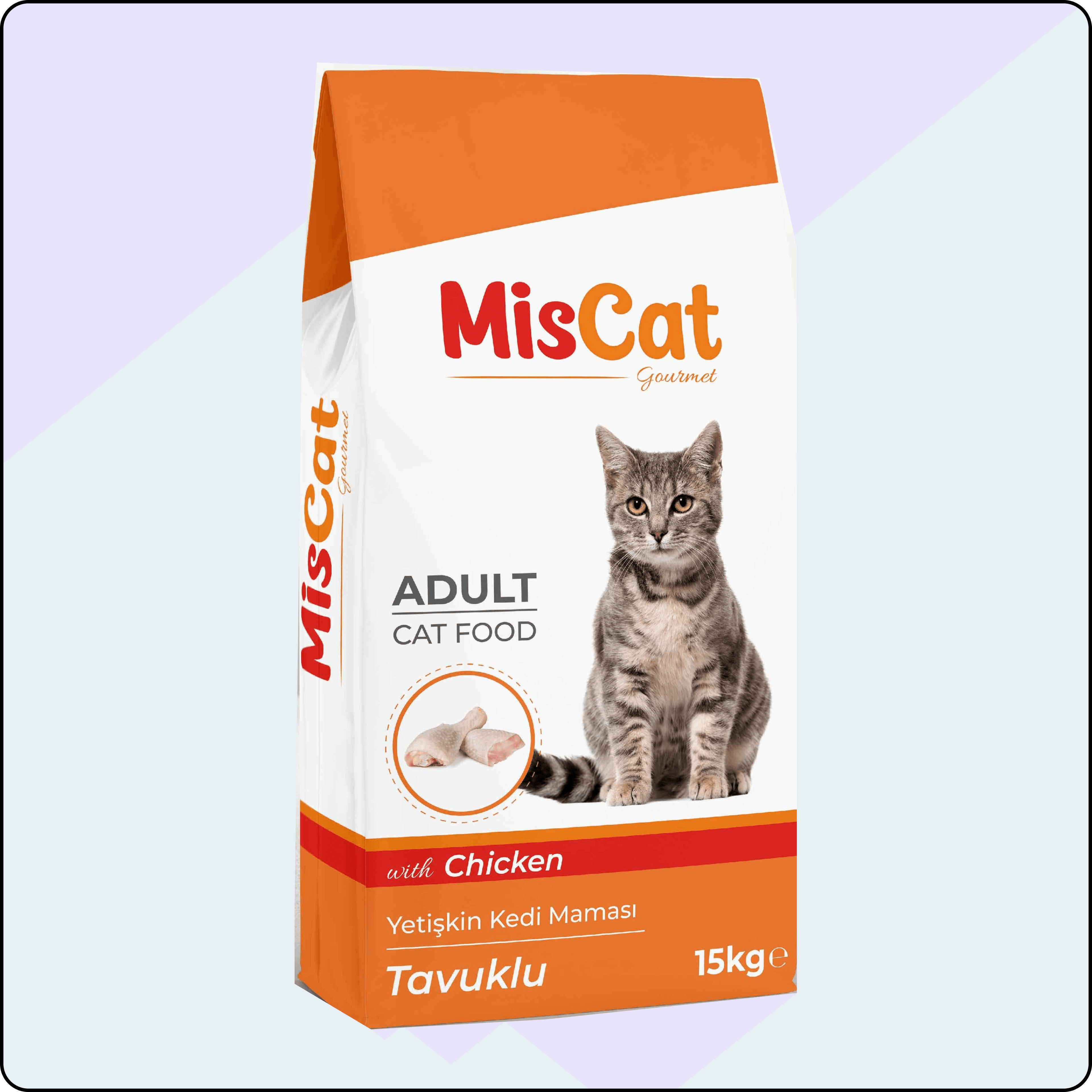 MisCat Tavuk Etli Yetişkin Kedi Maması 15 kg 