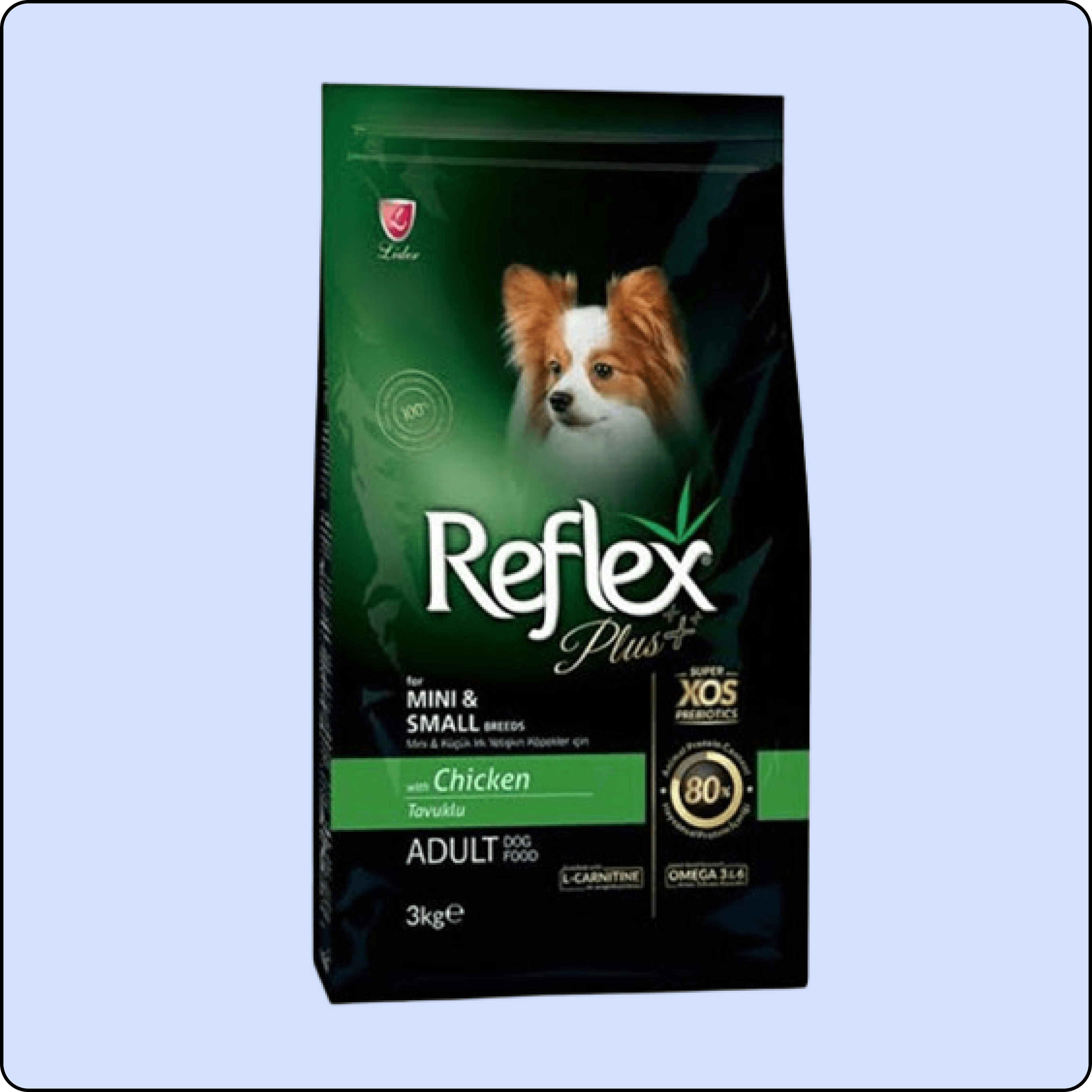 Reflex Plus Mini ve Küçük Irk Tavuklu Yetişkin Köpek Maması 3 Kg