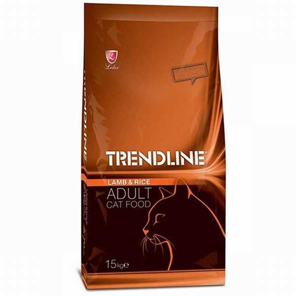 Trendline Kuzu Etli ve Pirinçli Yetişkin Kedi Maması 15 kg