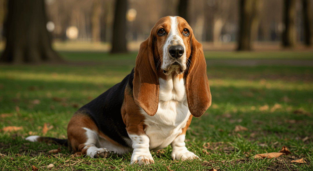Basset Hound, neredeyse patilerine kadar uzanan uzun kulakları, kısa bacakları ve sıcakkanlı, sakin, ailesine bağlı karakteriyle tanınır.
