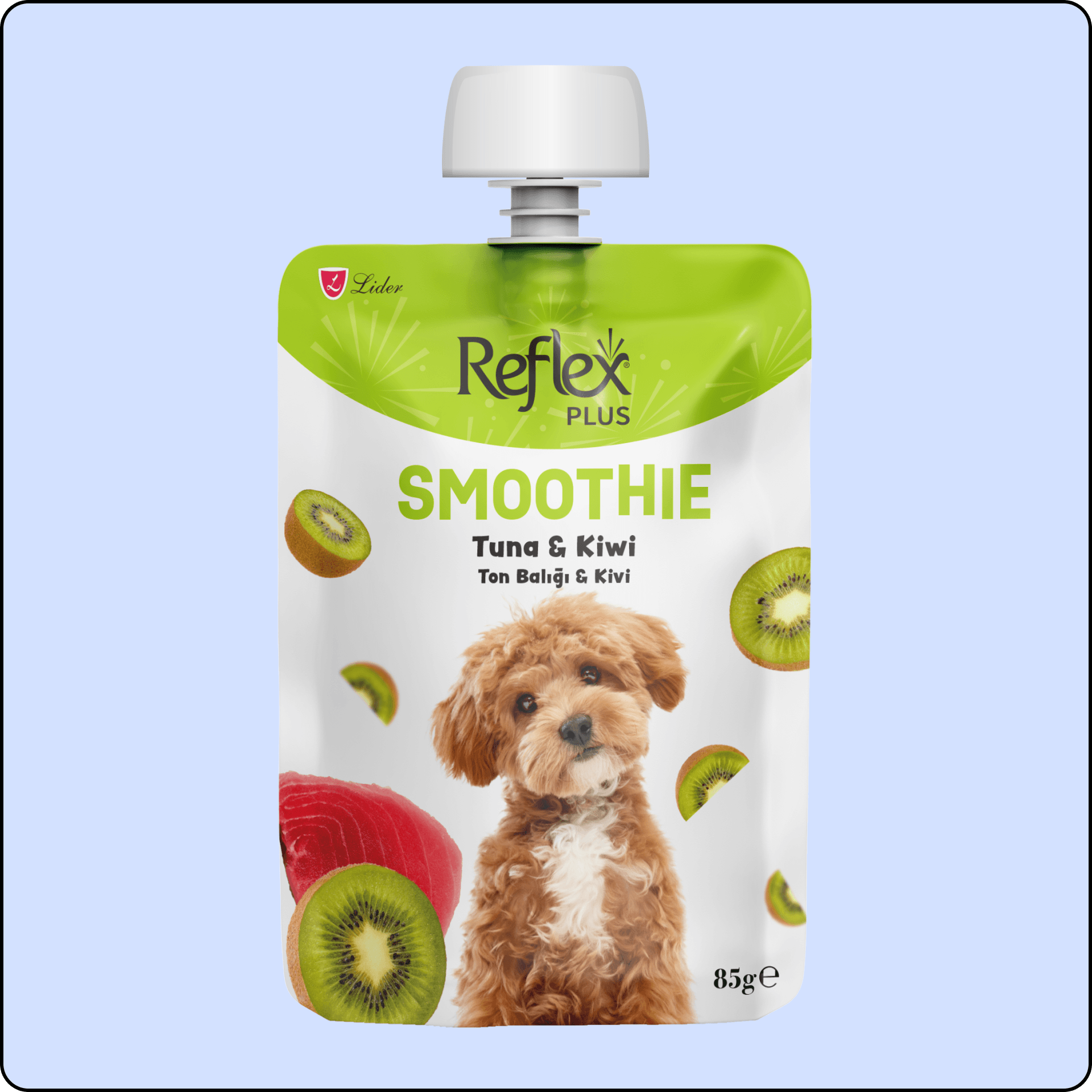 Reflex Plus Smoothie Ton Balığı ve Kivili Köpek Ödül Maması 85gr