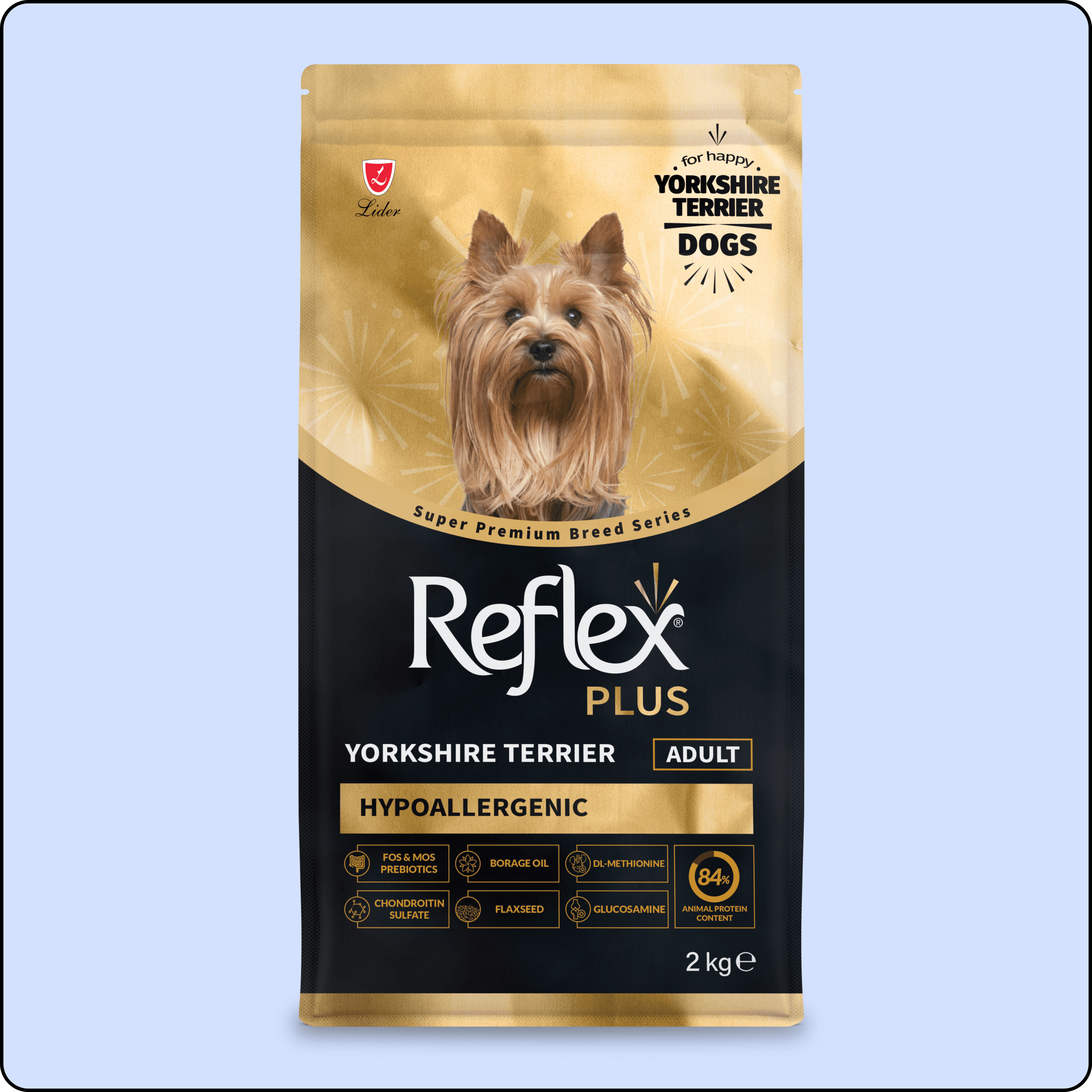 Reflex Plus Yorkshire Terrier Yetişkin Köpek Maması 2 kg