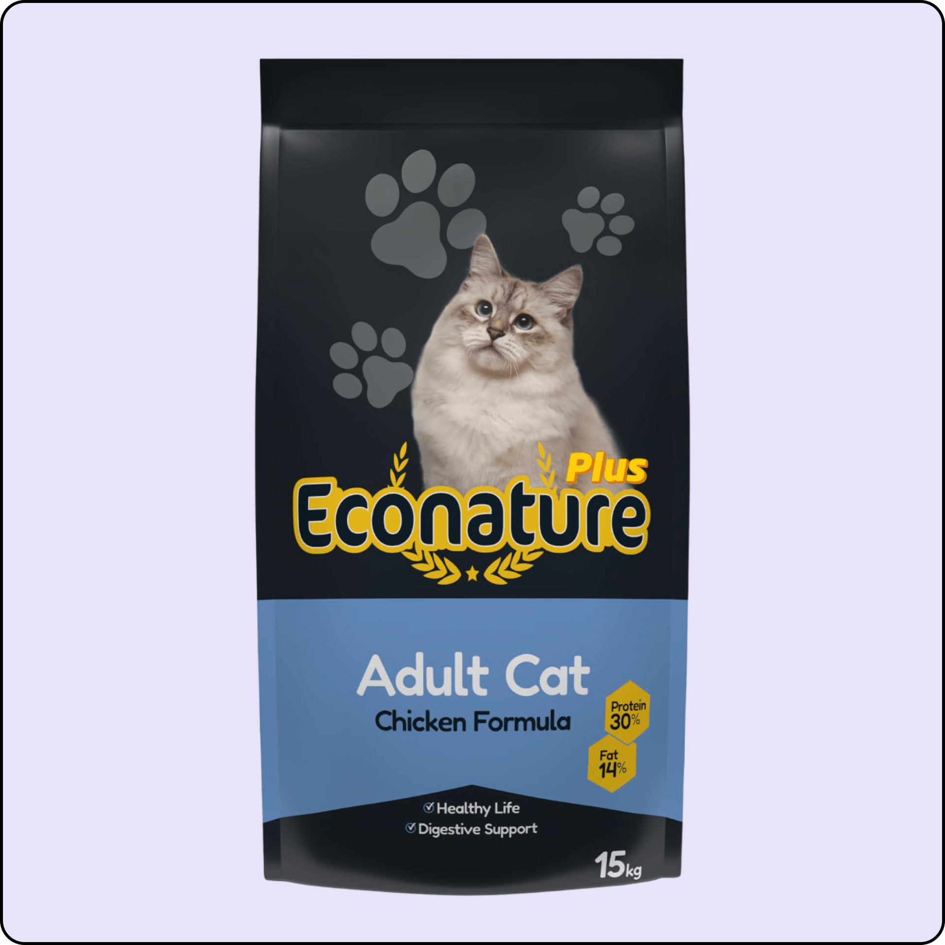 Econature Plus Tavuklu Yetişkin Kedi Maması 15 kg