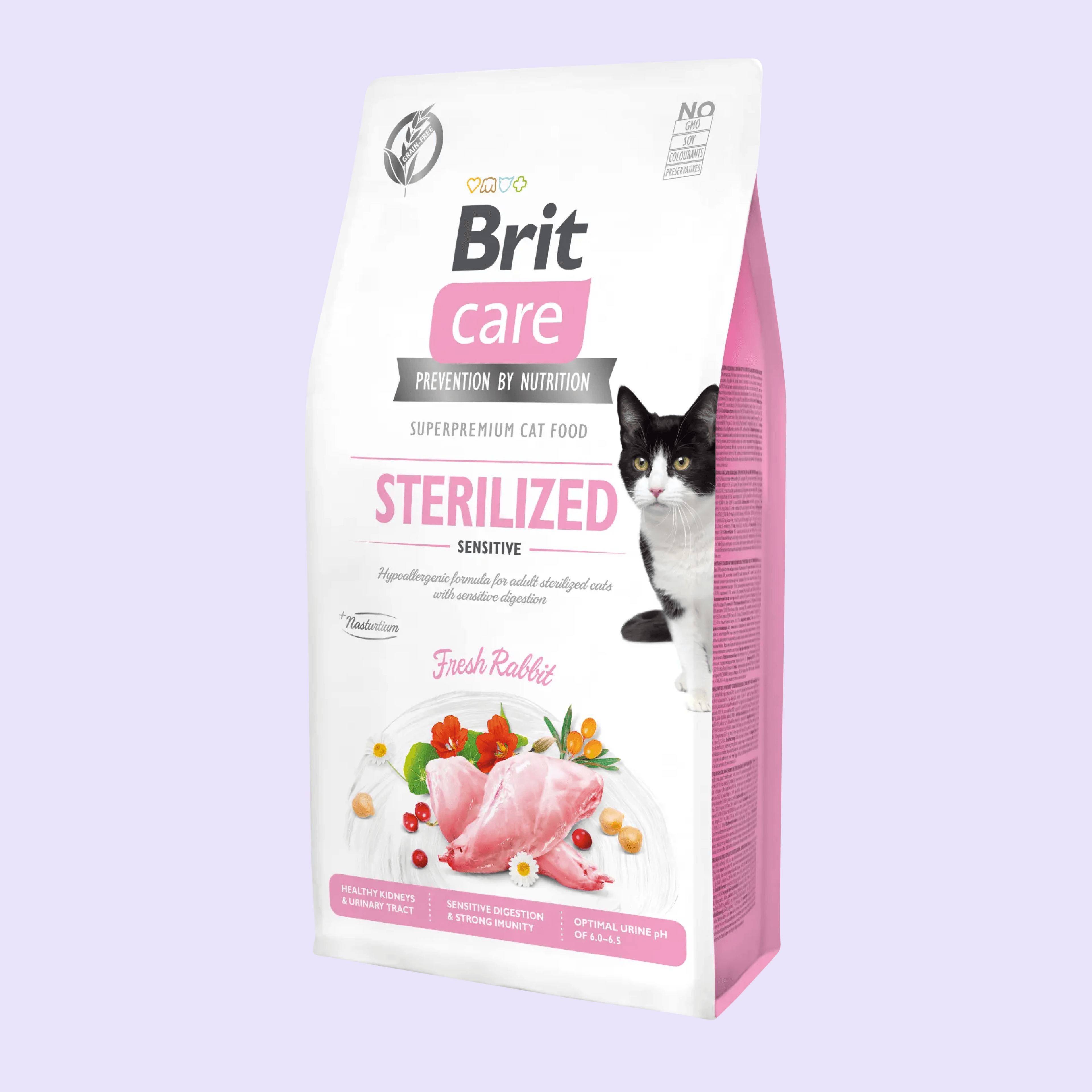 Brit Care Hypo-Allergenic Sensitive Sindirim Sistemi Destekleyici Tahılsız Kısırlaştırılmış Kedi Maması 7 kg