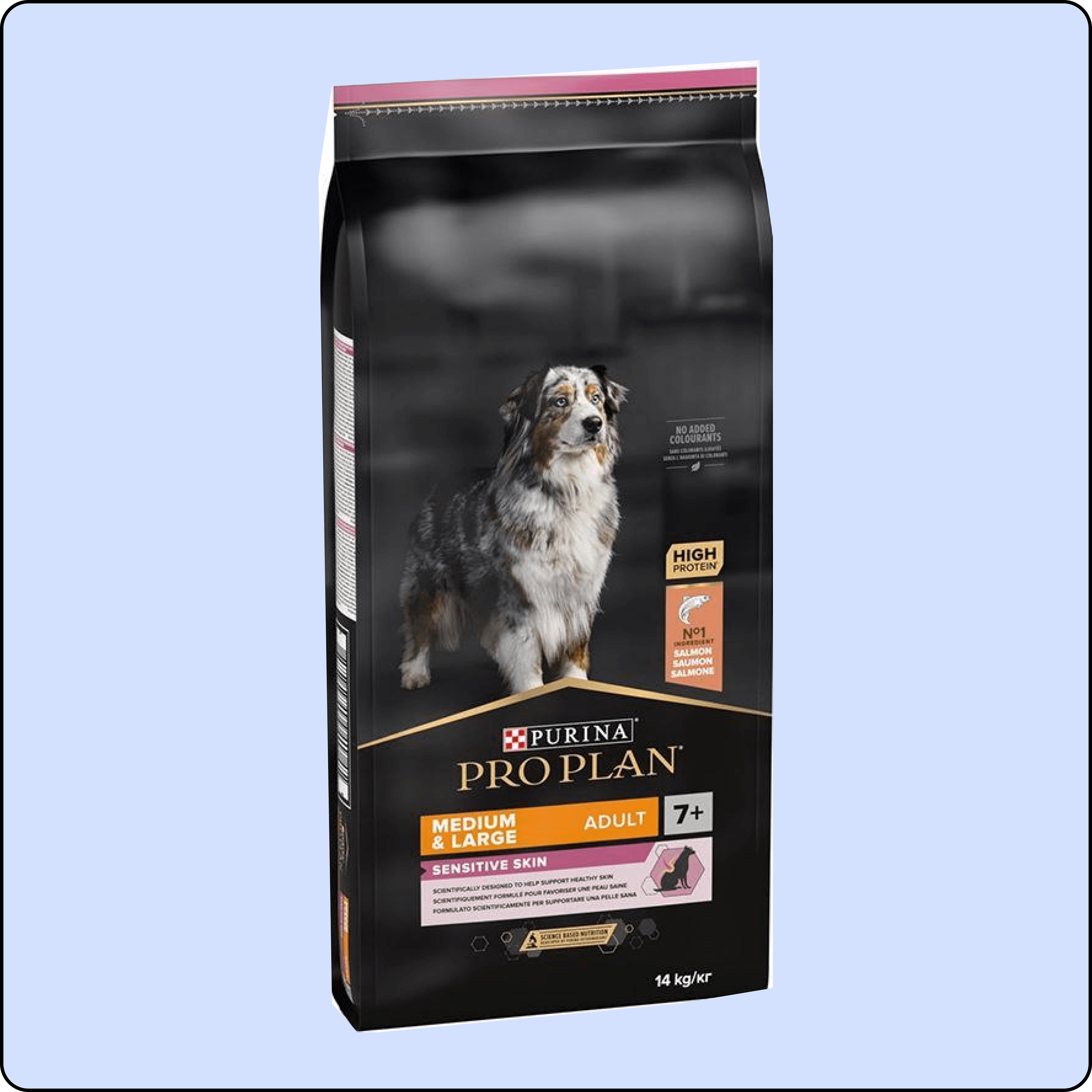 Pro Plan Senior Sensitive Skin 7+ Somonlu ve Pirinçli Orta ve Büyük Irk Yaşlı Köpek Maması 14 kg