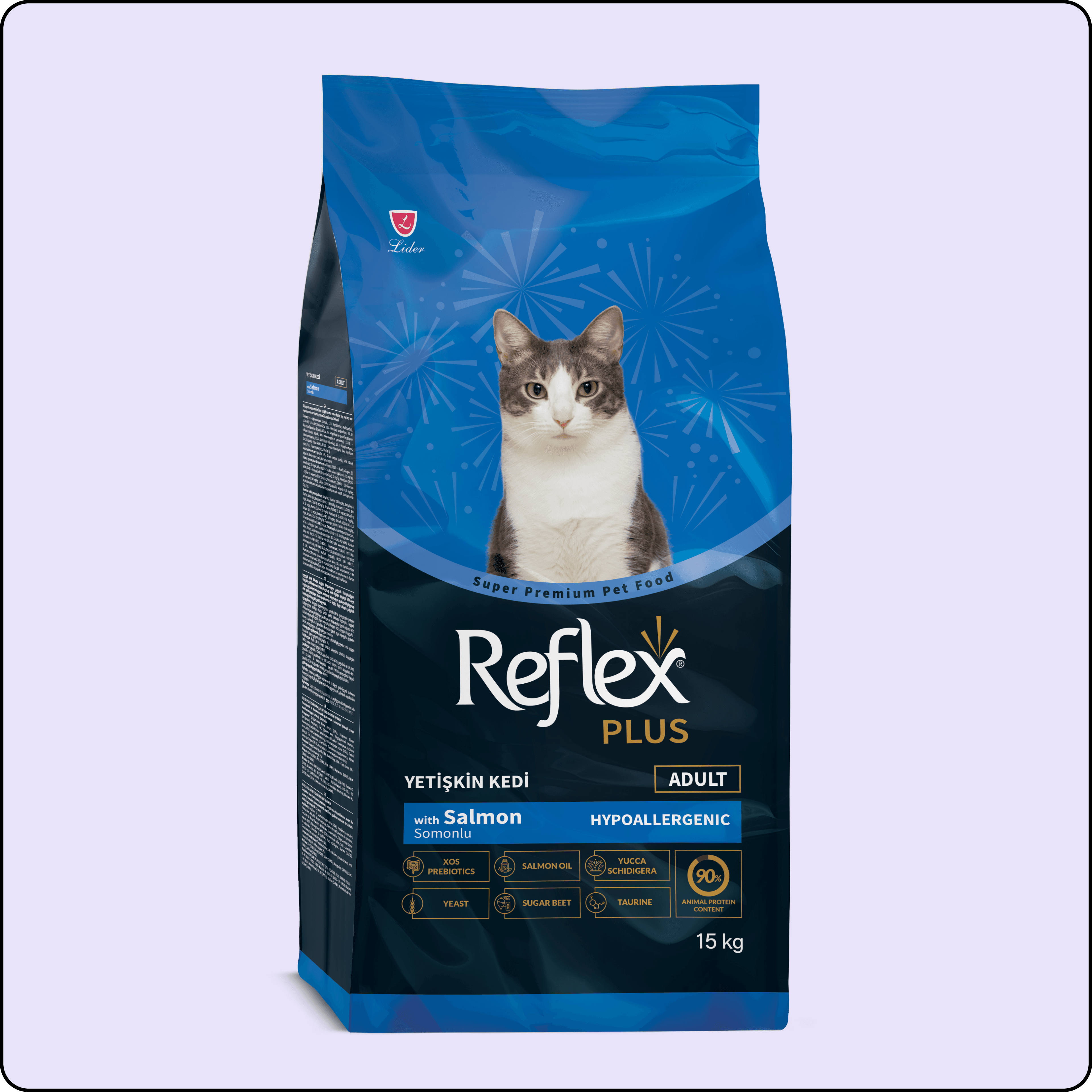 Reflex Plus Somonlu Yetişkin Kedi Maması 15 kg