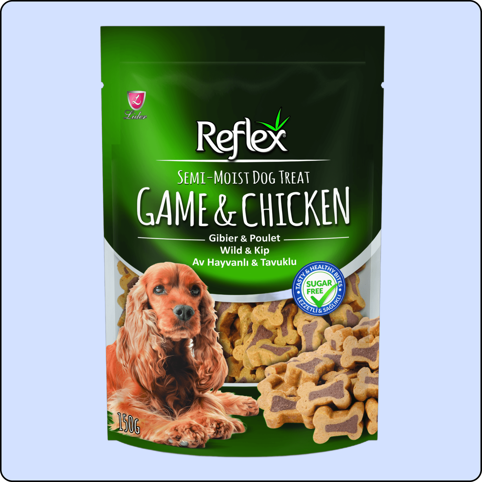 Reflex Av Hayvanlı ve Tavuklu Köpek Ödül Maması 150 gr