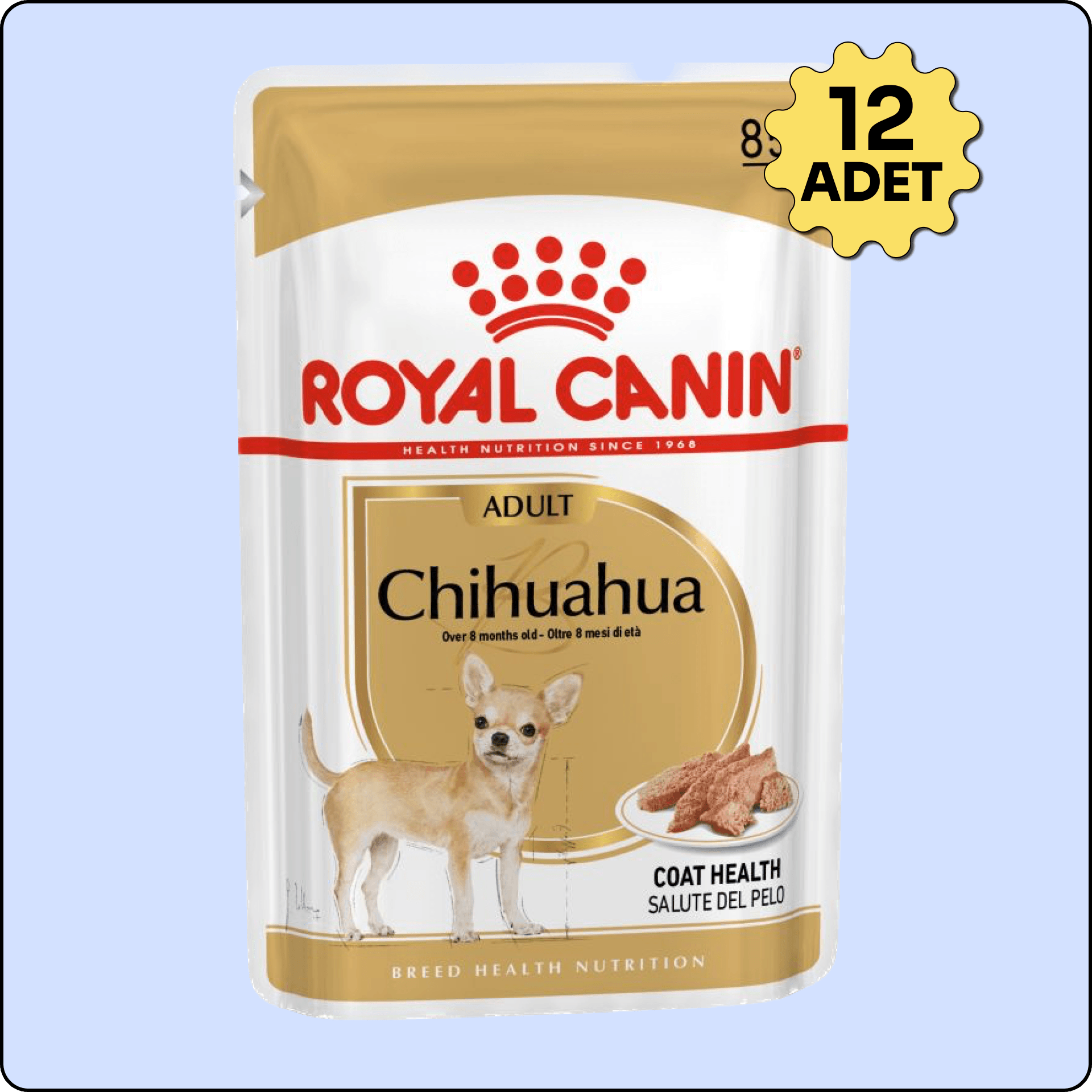 Royal Canin Chihuahua Yetişkin Köpek Konservesi 85 gr 12'li