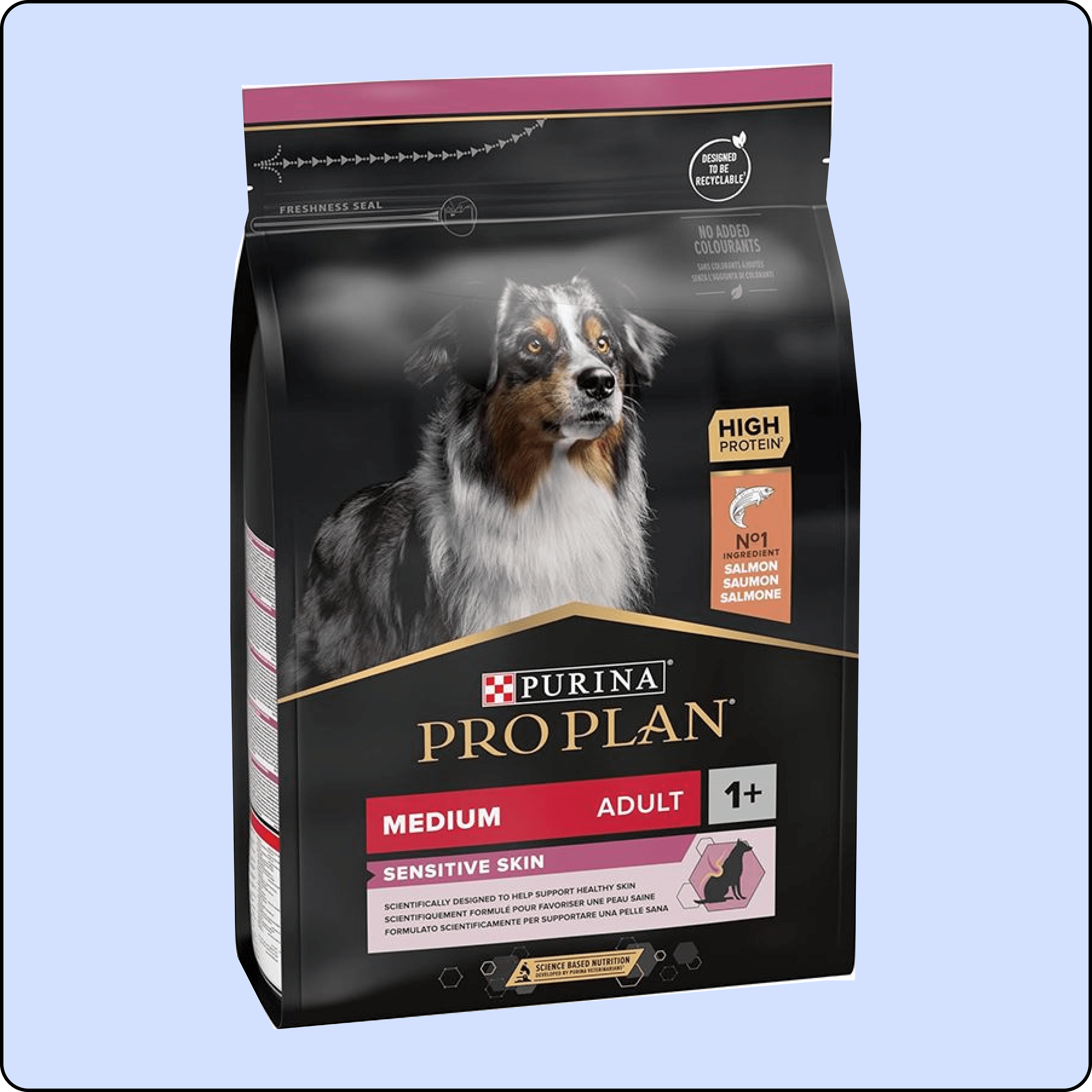 Pro Plan Medium Sensitive Skin Somonlu ve Pirinçli Yetişkin Orta Irk Köpek Maması 3 kg