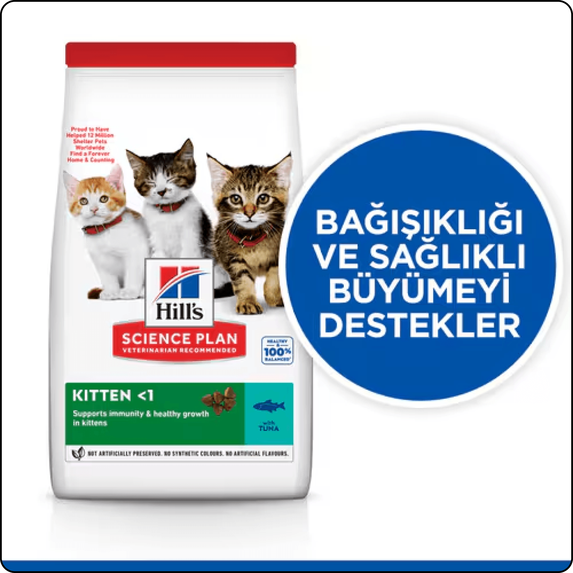 Hill's Kitten Ton Balıklı Yavru Kedi Maması 1.5 kg