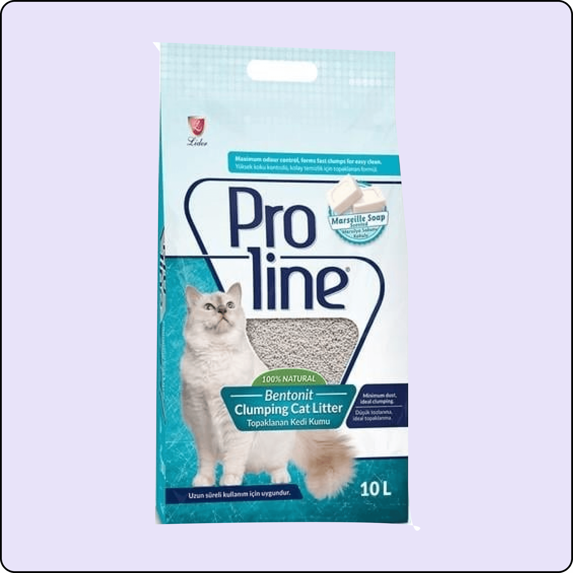 Proline Marsilya Sabunlu Topaklanan 10 lt Kedi Kumu