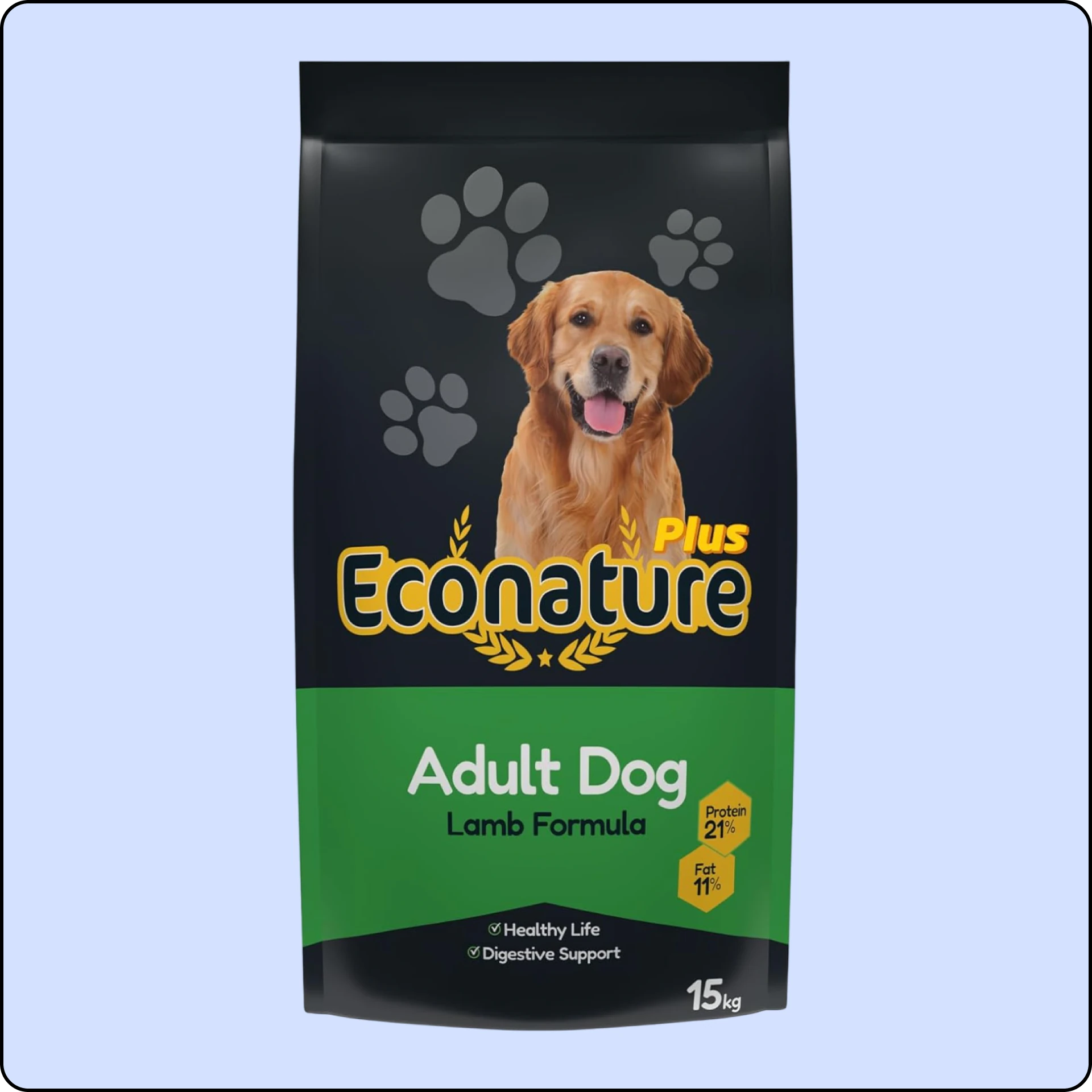 Econature Plus Kuzu Etli Yetişkin Köpek Maması 15 kg 