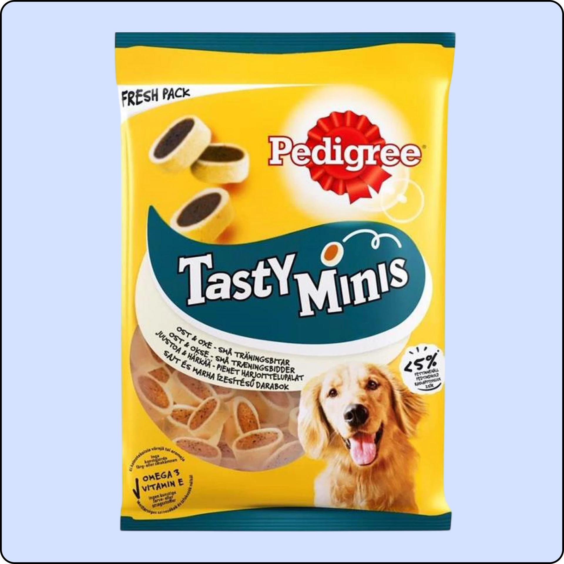 Pedigree Tasty Minis Sığır Etli ve Peynirli Köpek Ödül Maması 140 gr