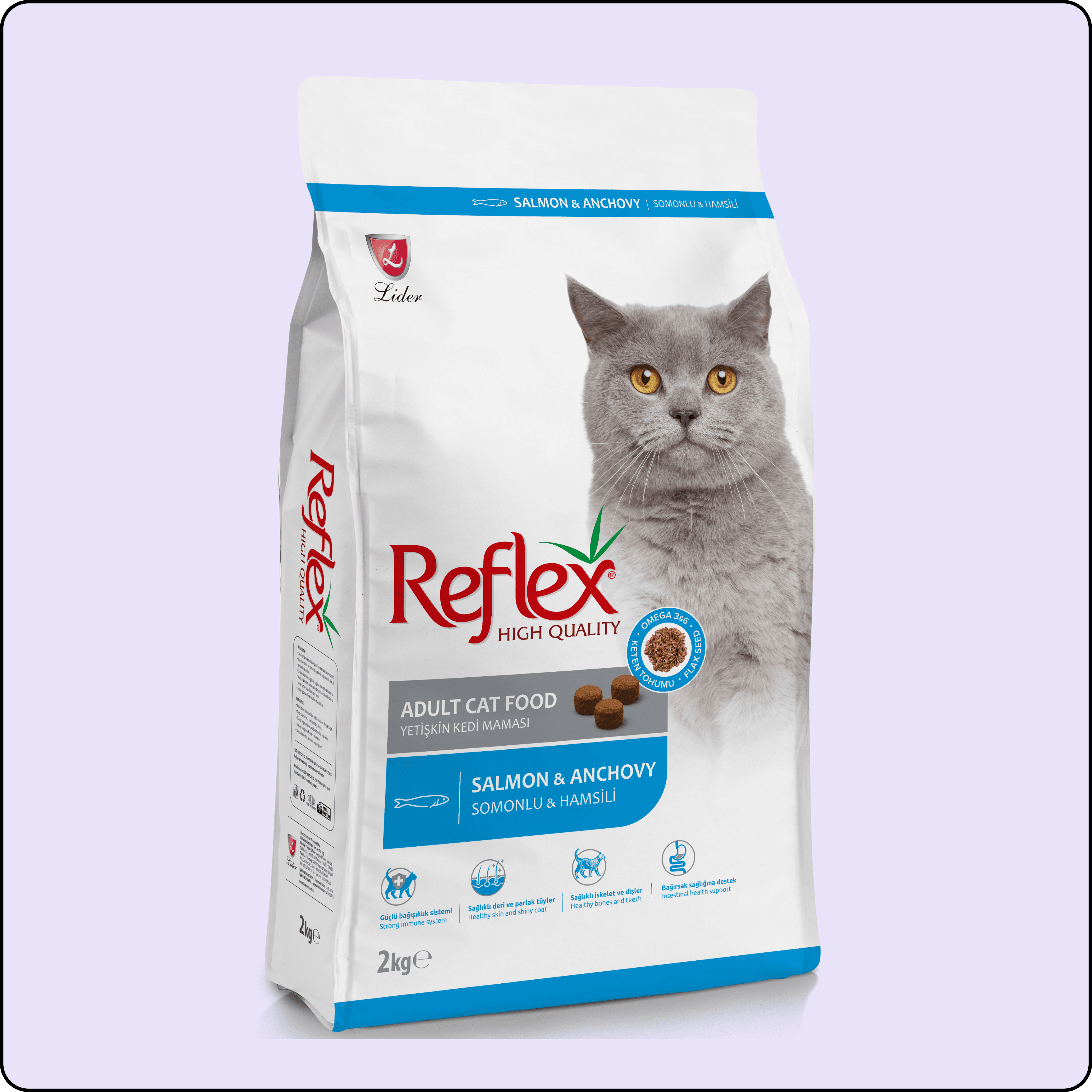 Reflex Somonlu ve Pirinçli Kısırlaştırılmış Kedi Maması 2 kg