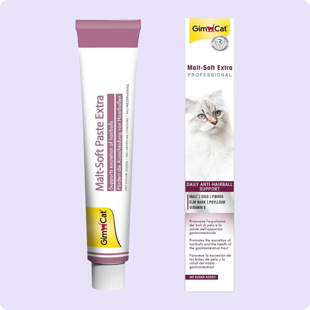 GimCat Malt-Soft Extra Tüy Yumağı Önleyici Kedi Macunu 100 gr 2 Adet