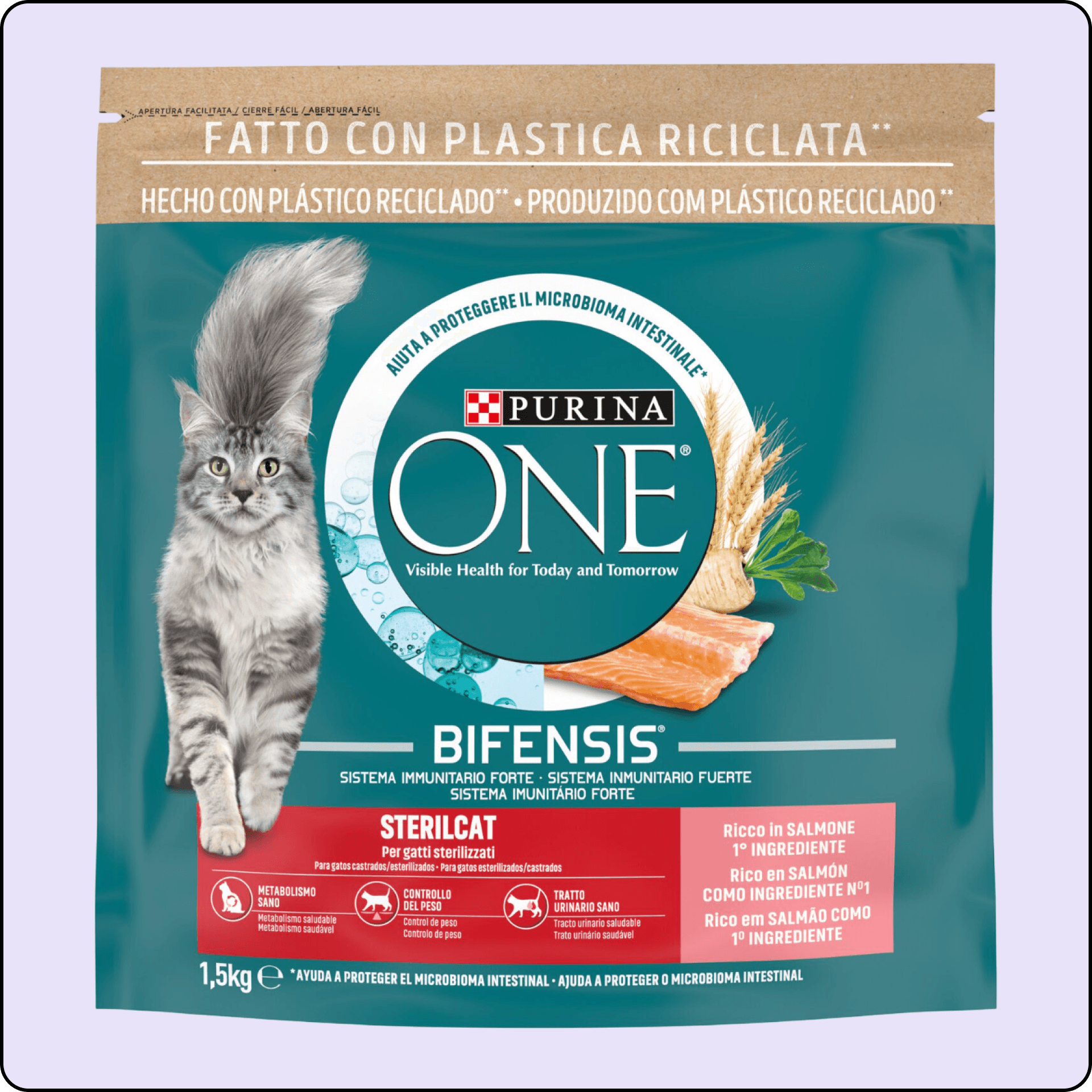 Purina One Somonlu Kısırlaştırılmış Kedi Maması 1,5 kg
