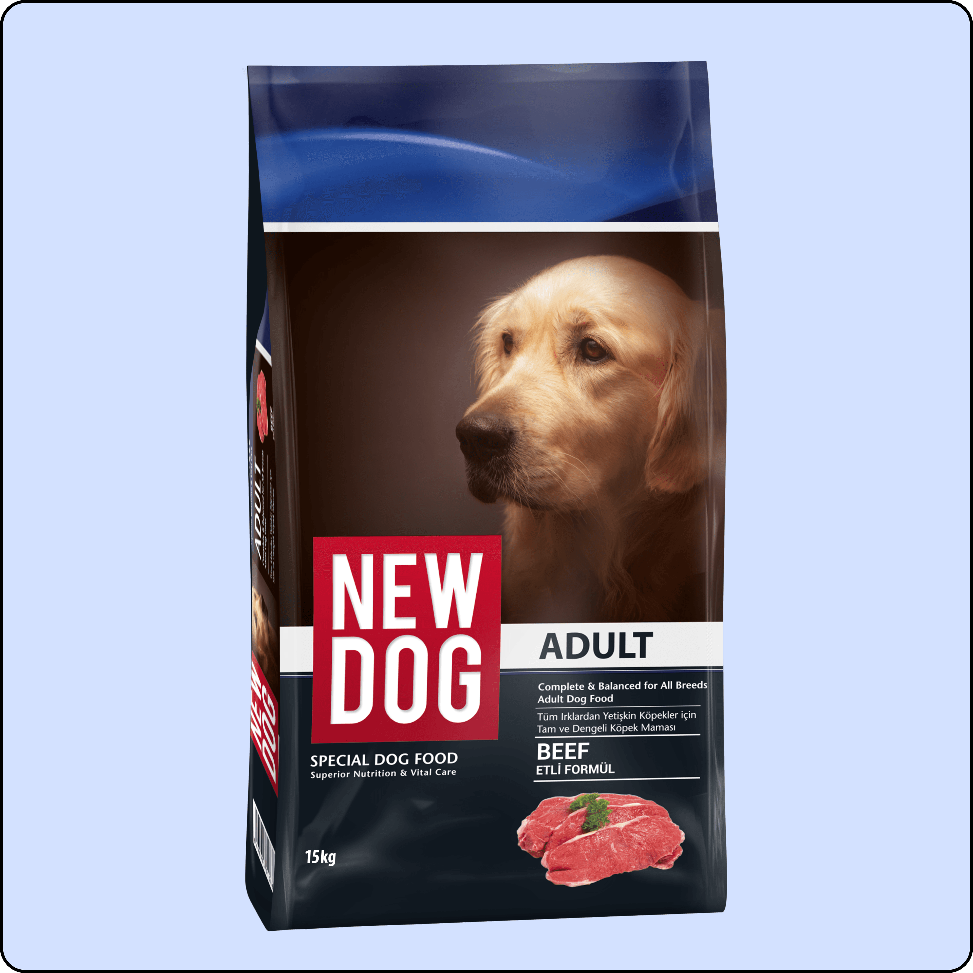 New Dog Biftekli Yetişkin Köpek Maması 15 kg