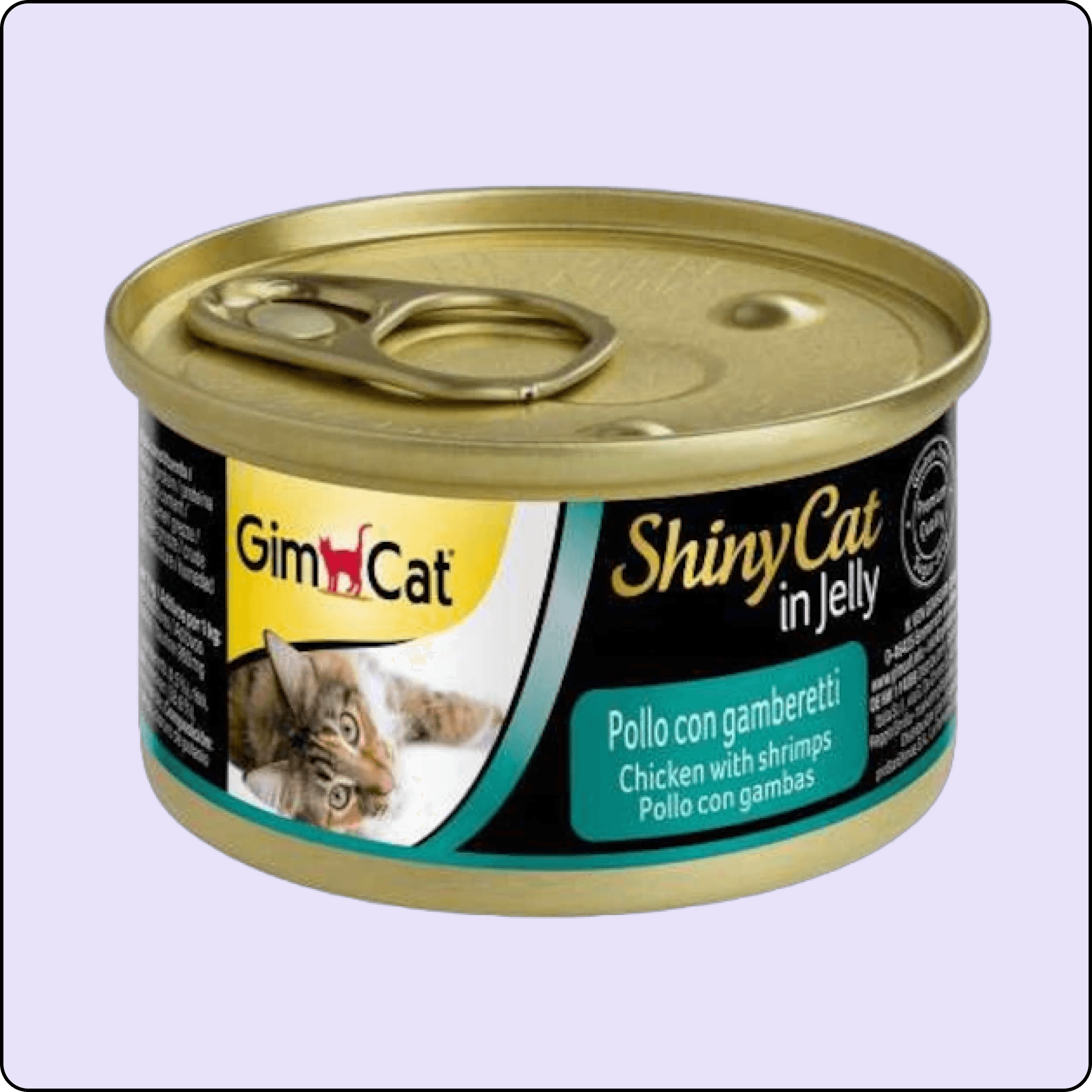 Gimcat ShinyCat İn Jelly Tavuklu ve Karidesli Yetişkin Kedi Konservesi 70 gr  
