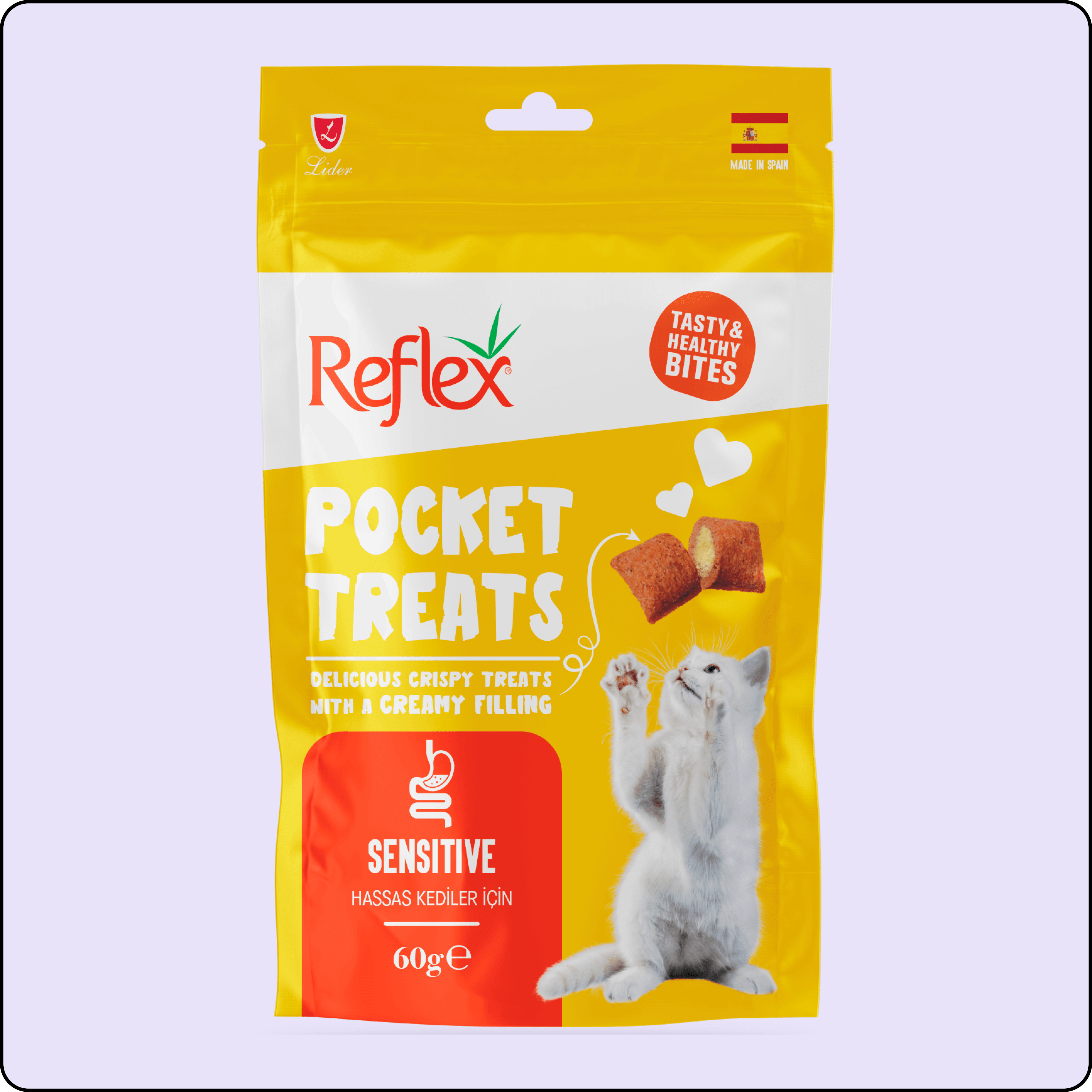 Reflex Pocket Treats Sensitive Kedi Ödül Maması 60gr