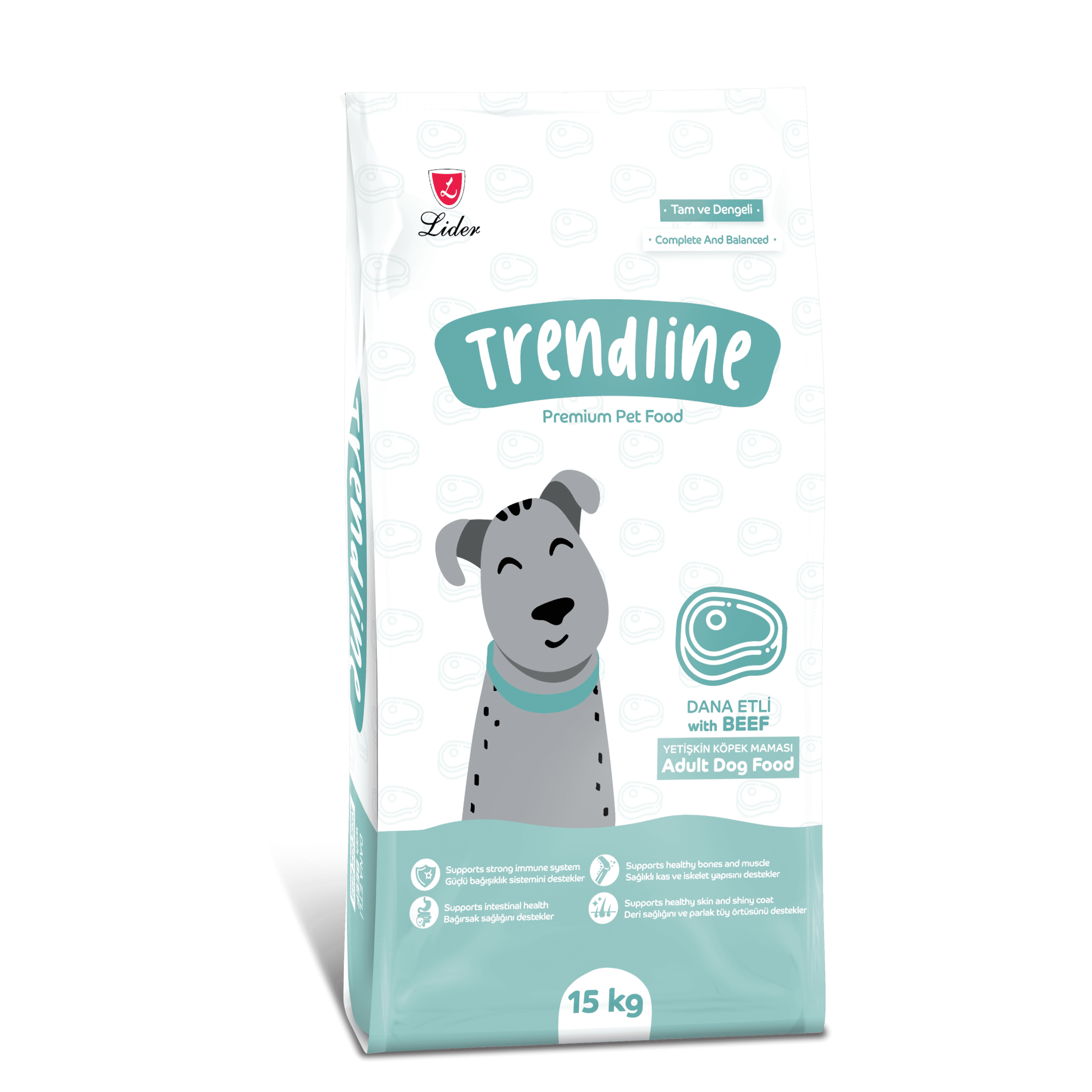 Trendline Biftekli Yetişkin Köpek Maması 15 kg