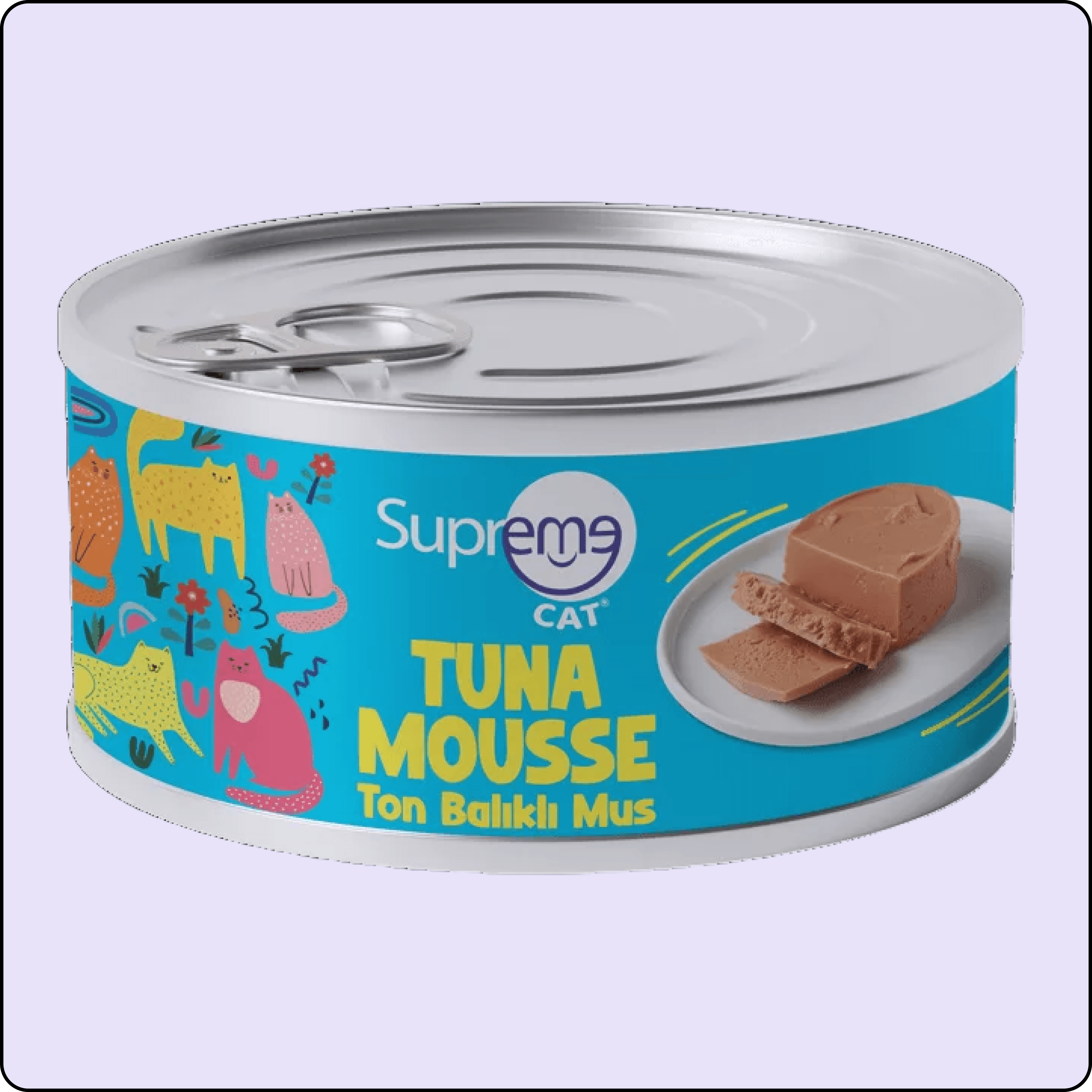 Supreme Cat Mousse Ton Balıklı Kedi Konservesi 85 gr