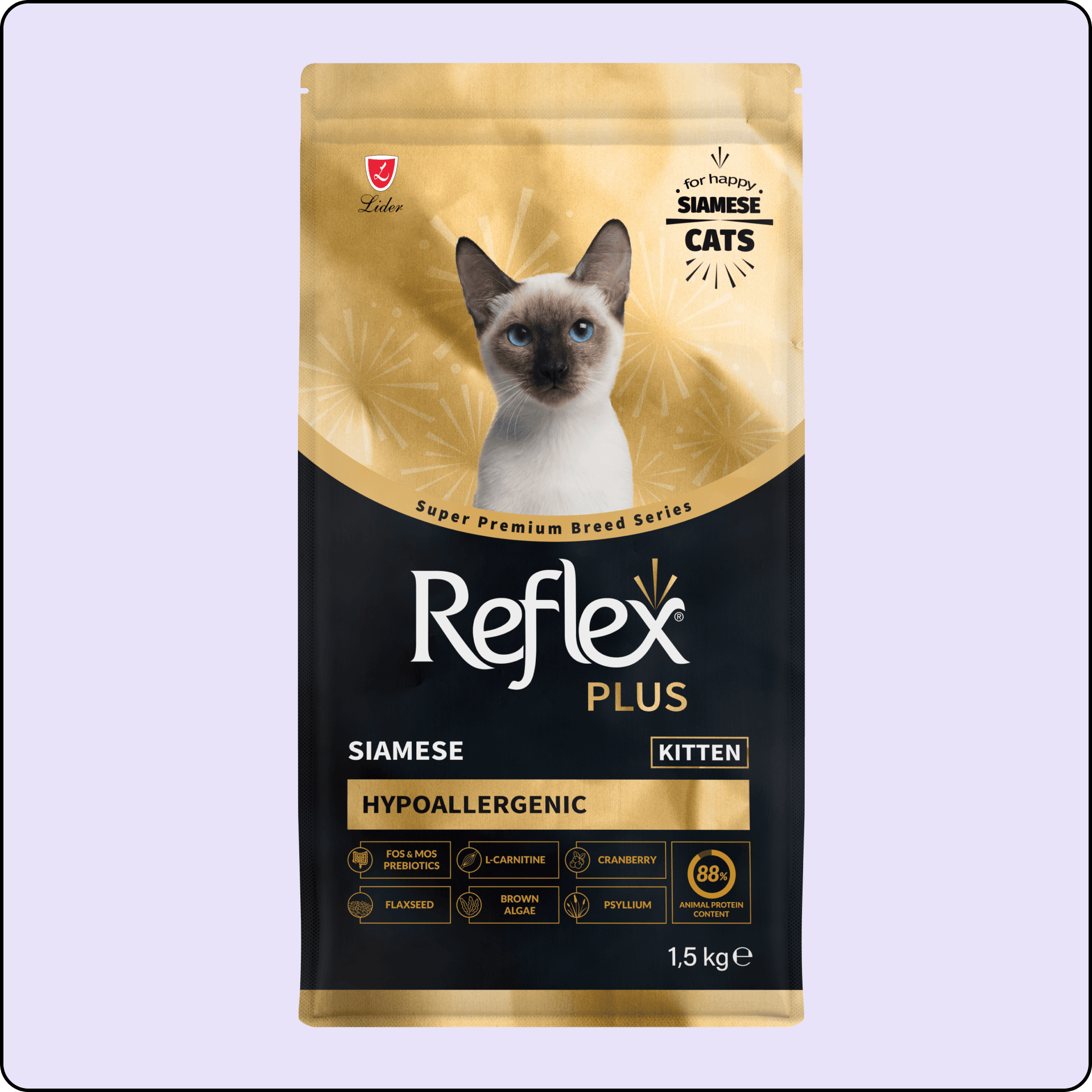 Reflex Plus Hipoalerjenik Siamese Yavru Kedi Maması 1,5 kg