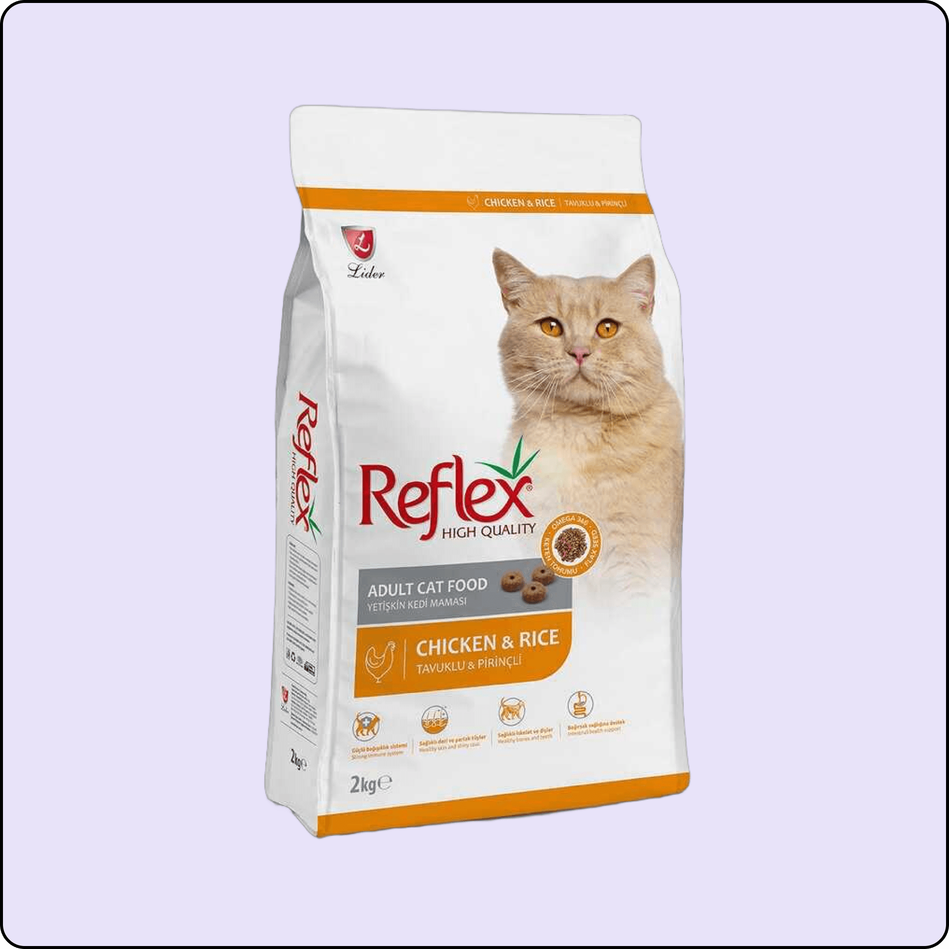 Reflex Tavuklu Pirinçli Yetişkin Kedi Maması 2 Kg